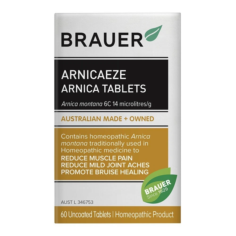 BRAUER ARNICAEZE ARNICA 60 TABLETS