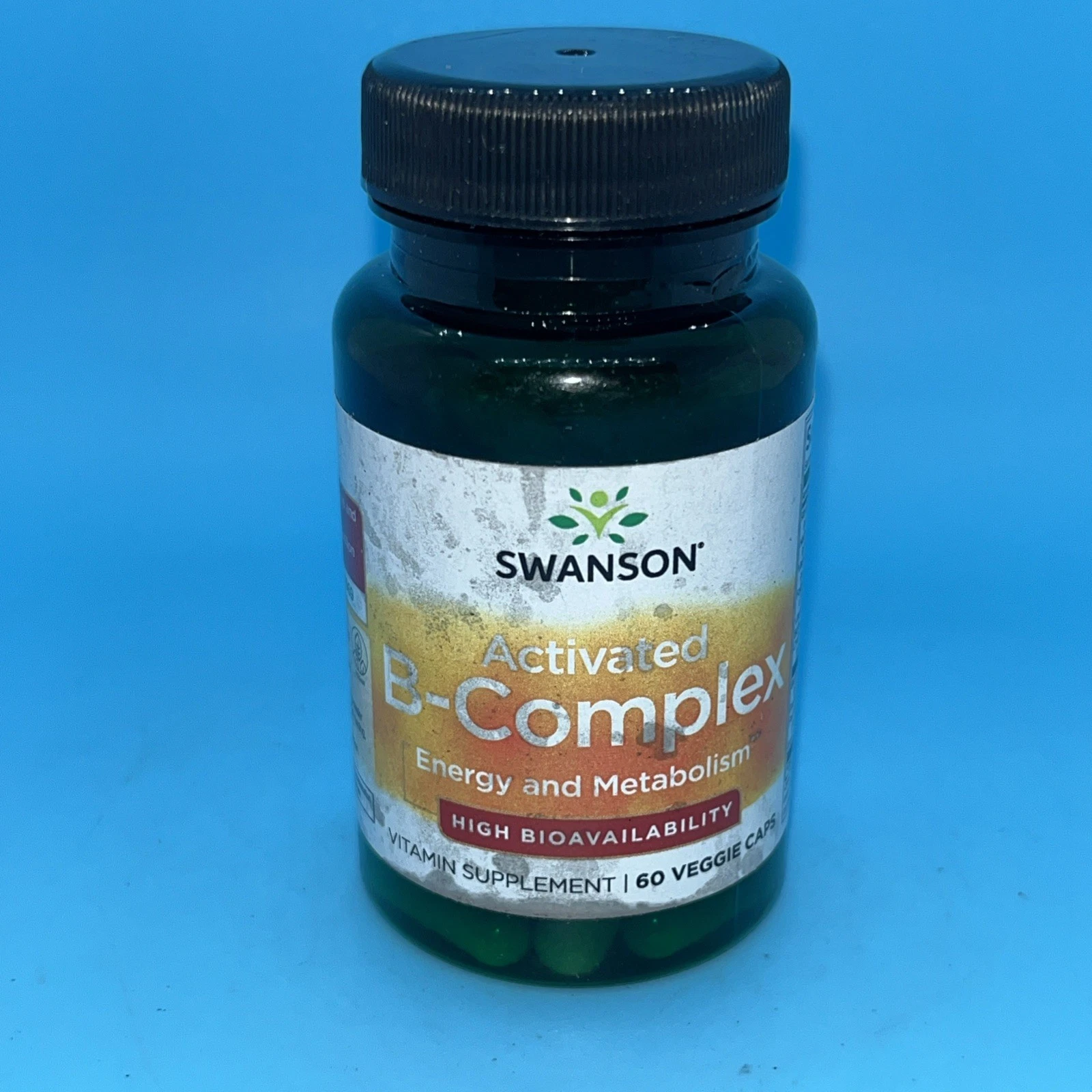 Swanson Activated B-Complex - High Bioavailability 60 Vegan Caps