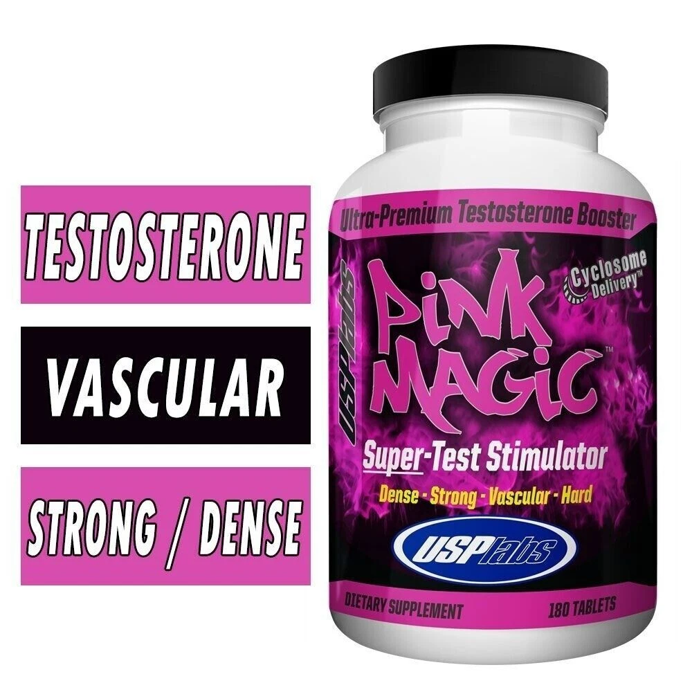 USP Labs Pink Magic Ultra Hard Premium Super Testosterone Booster 180 Tablets