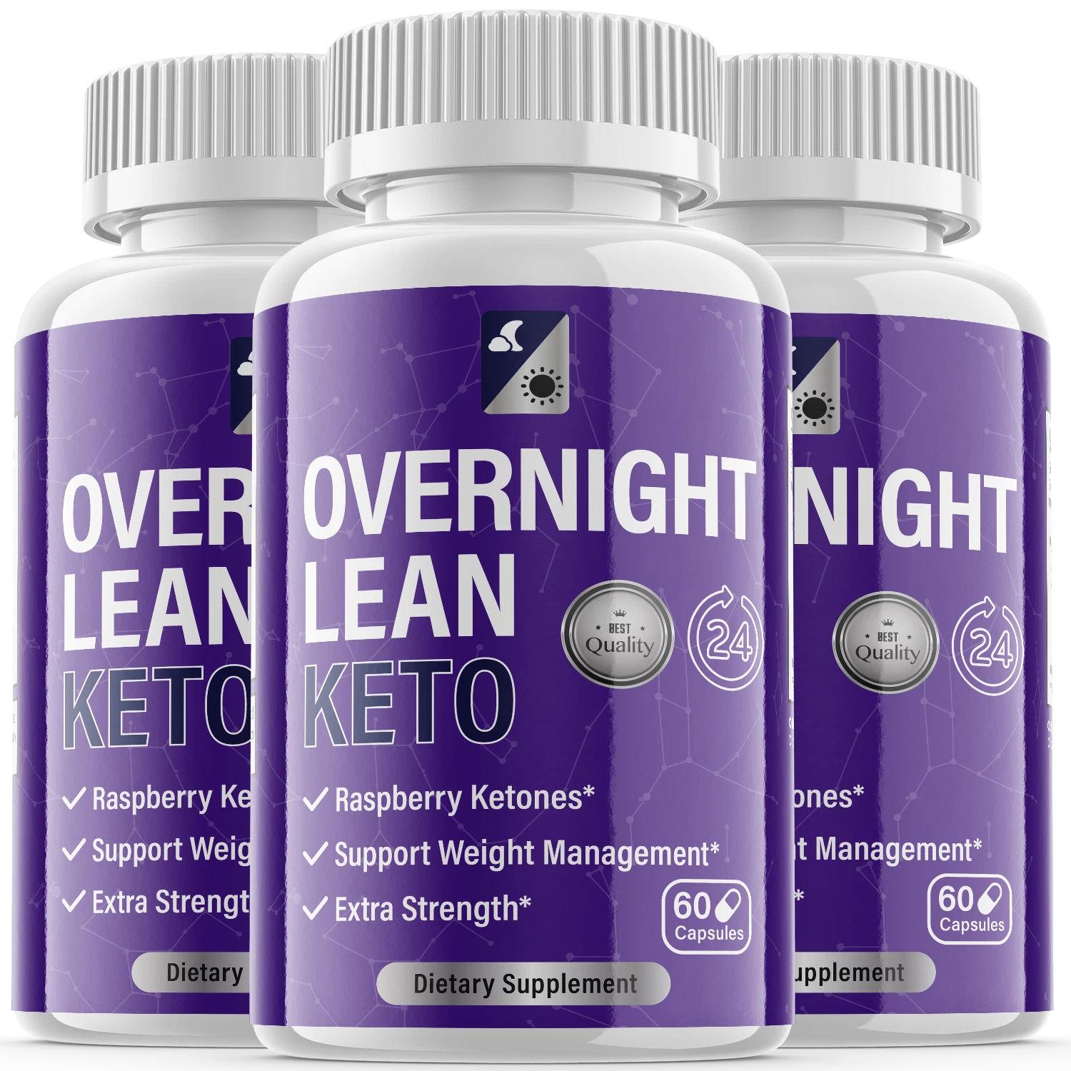 (3 Pack) Overnight Lean Keto Pills - Overnight Lean For Weight Loss - 180 Pills