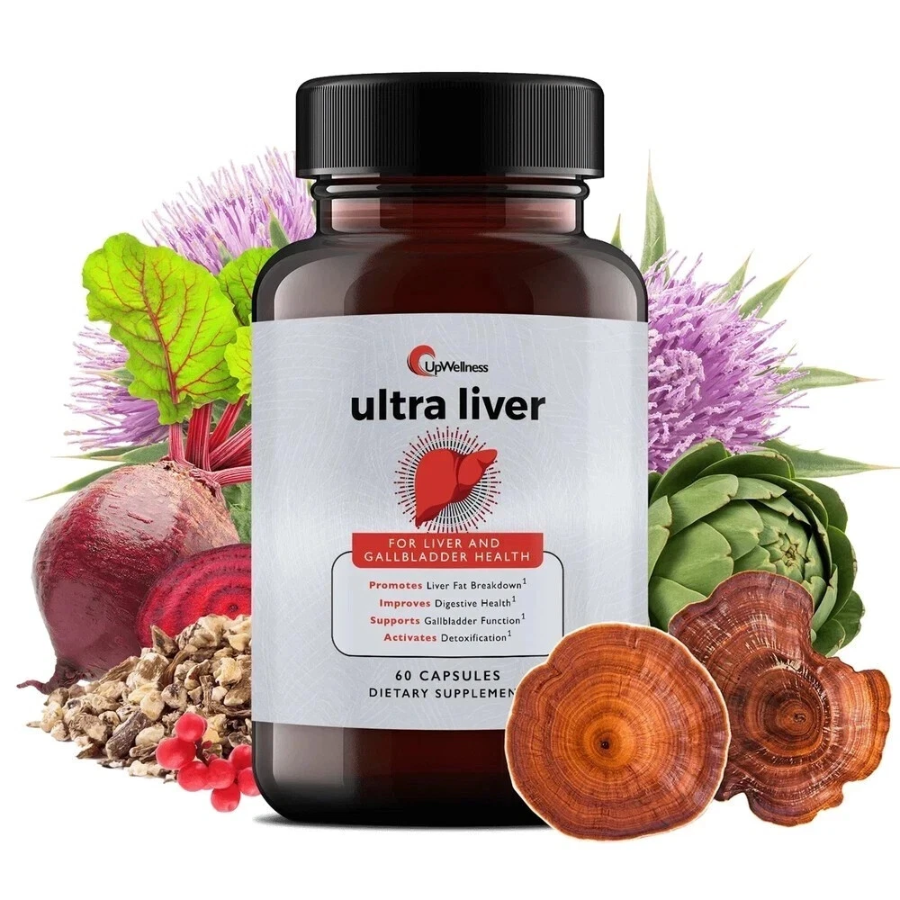 UpWellness Ultra Liver Supplement for Liver Health and Gallbladder Support .