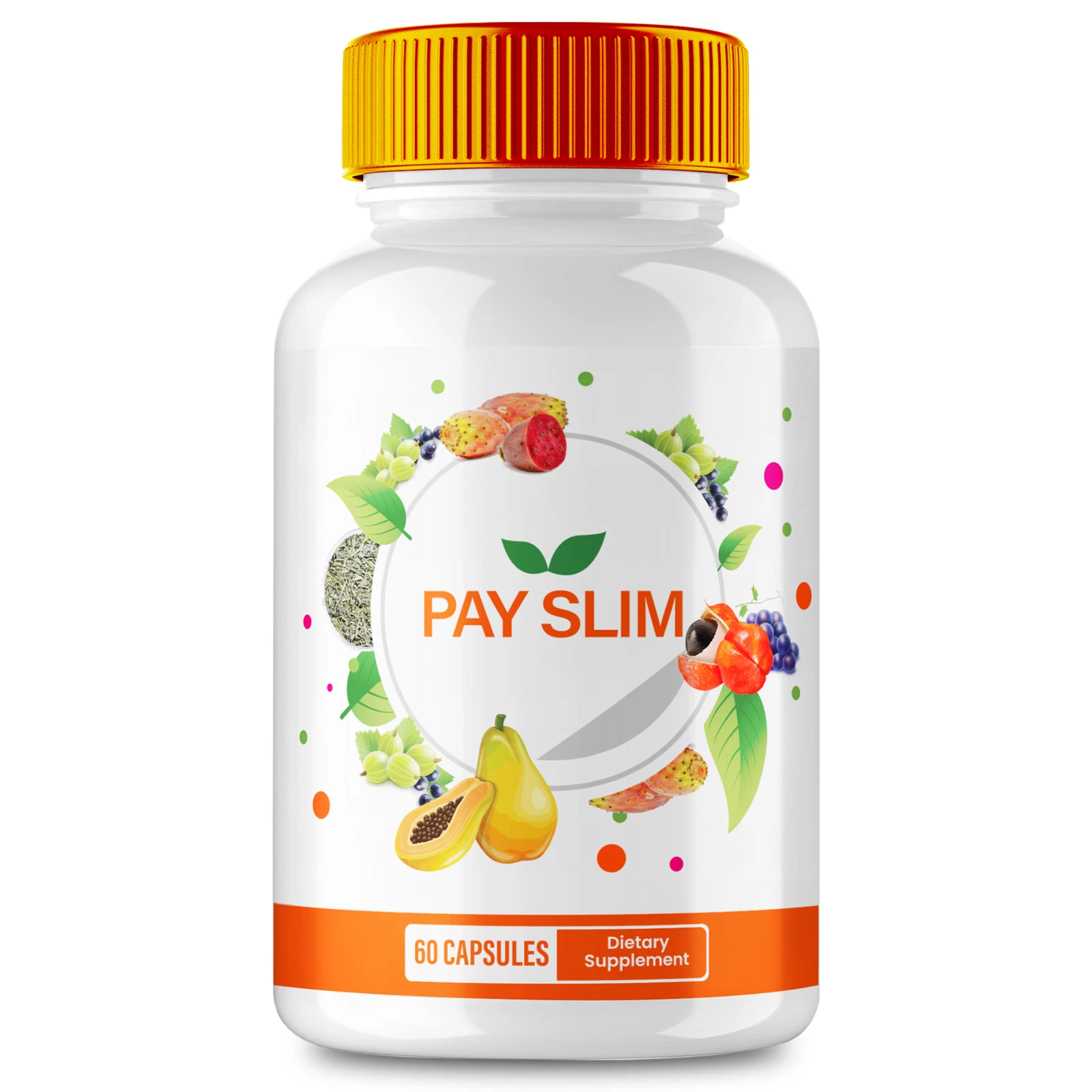 Pay Slim Advanced Weight Loss Pills for Burning Excess Fat & Energy 60ct