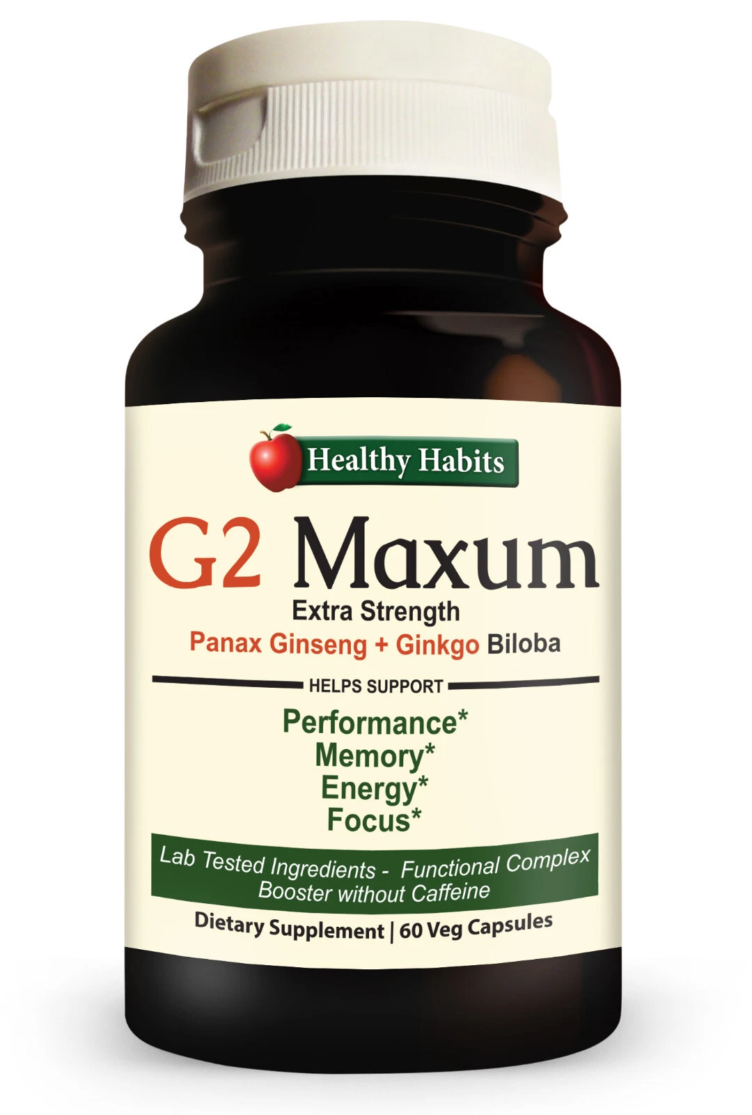 Healthy Habits G2 Maxum - Bottled - 60 Veg Capsules