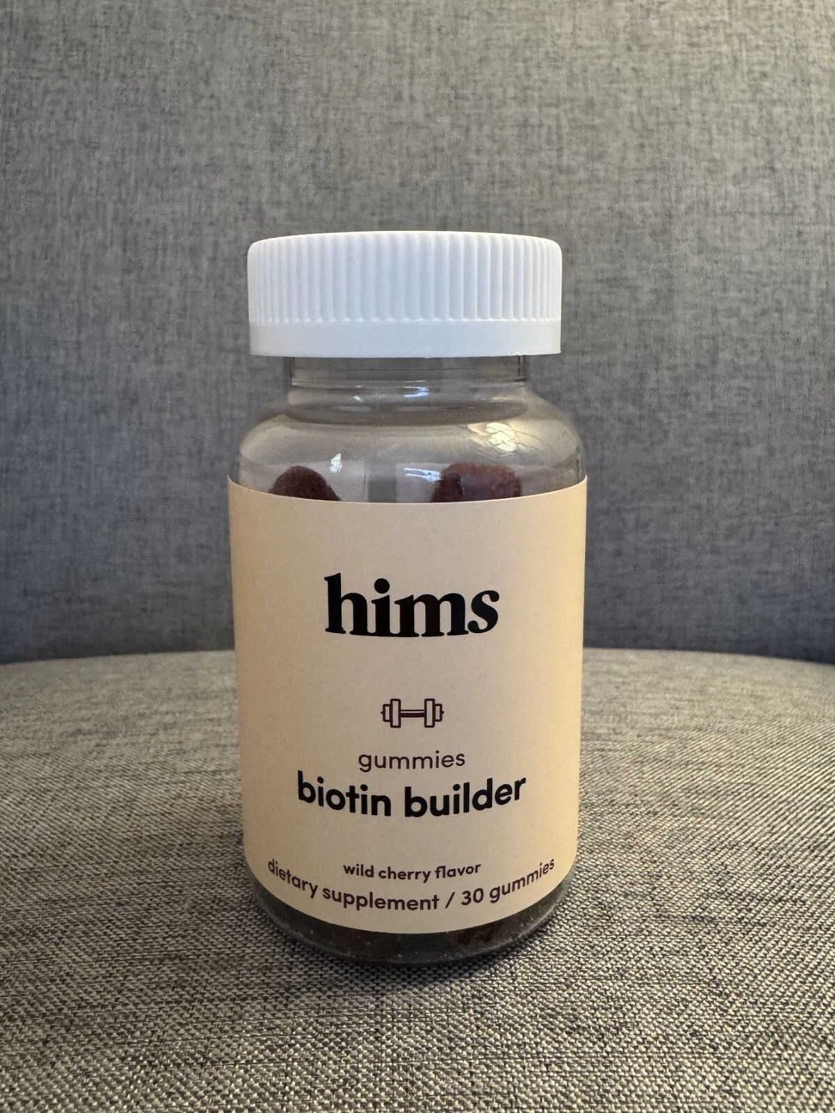 hims biotin builder-wild cherry flavor -30 gummies New Old Stock --READ