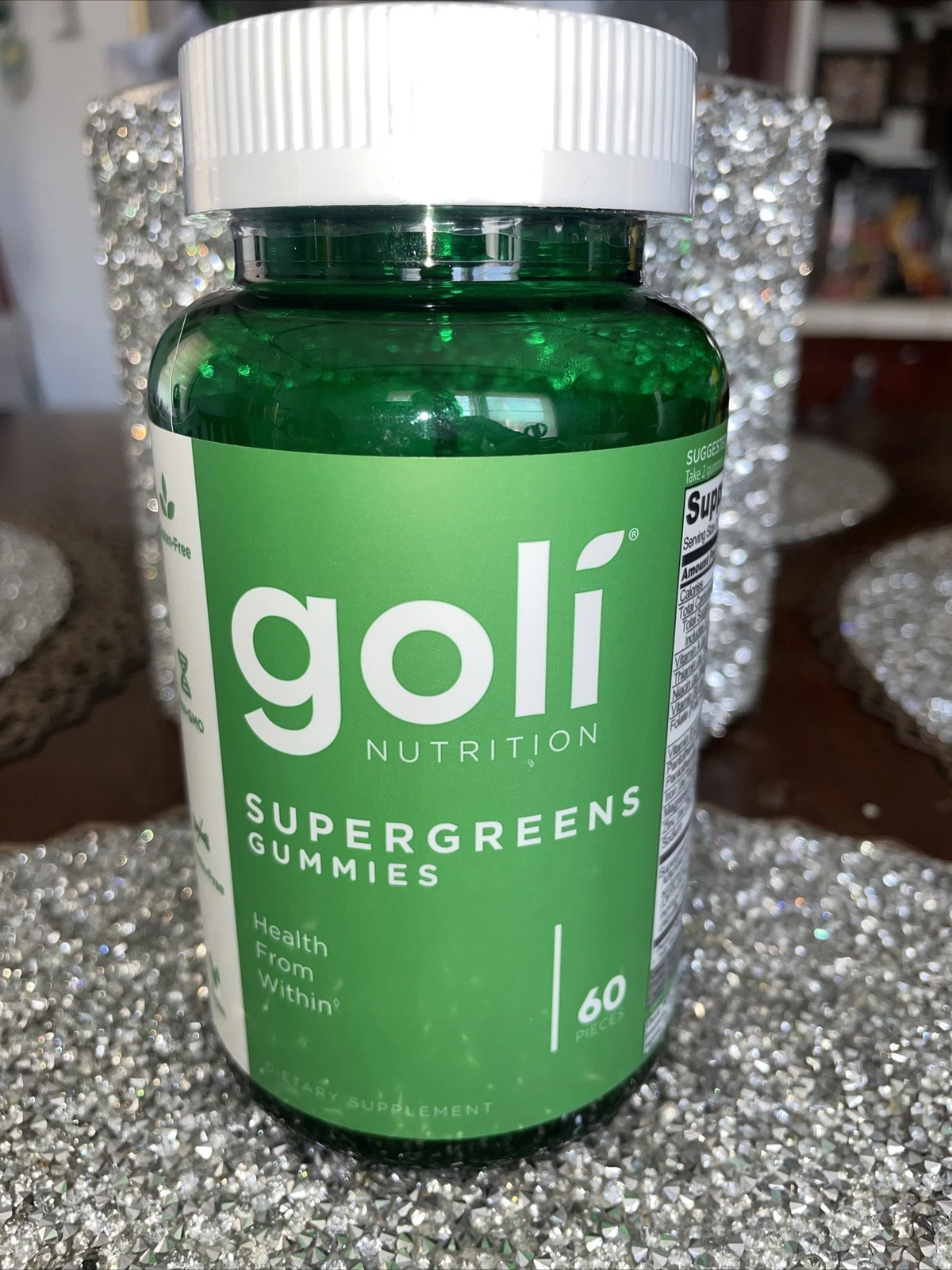Goli Nutrition Supergreens Essential Vitamins Gummies - 60 Count