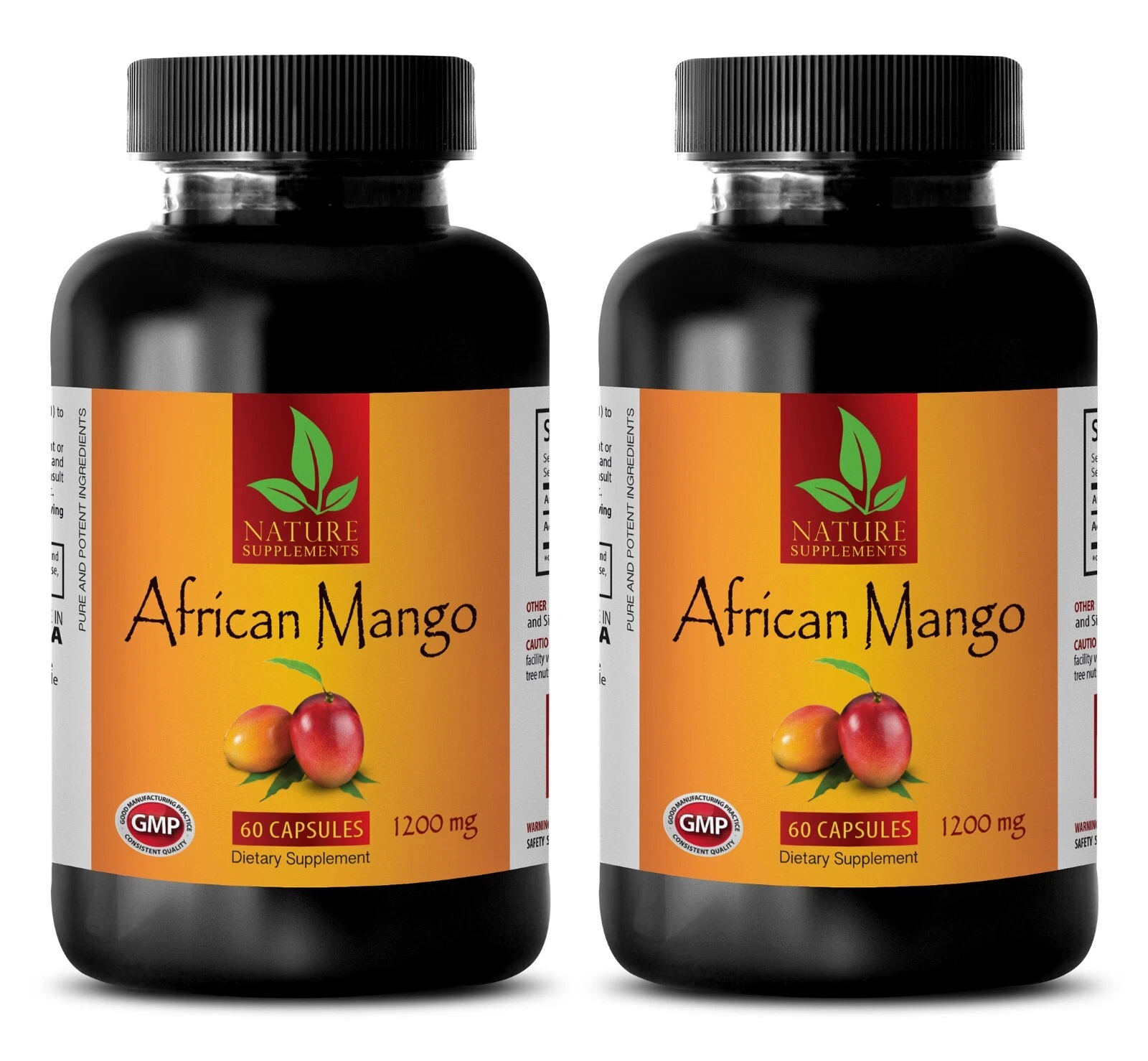 Burn Fat Boost - AFRICAN MANGO EXTRACT - Stamina Refresh - 2 Bottles 120 Caps