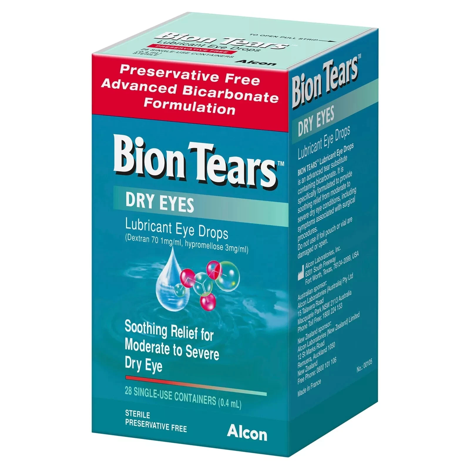 Bion Tears Eye Drop 0.4ml X 28 Vials