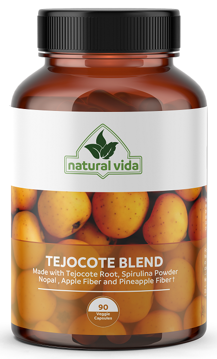 1 Bottle Detox Tejocote Blend 100% Natural Spirulina Nopal
