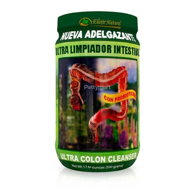 ULTRA COLON CLEANSER GREEN BOTTLE WITH PROBIOTICS - 500 GR