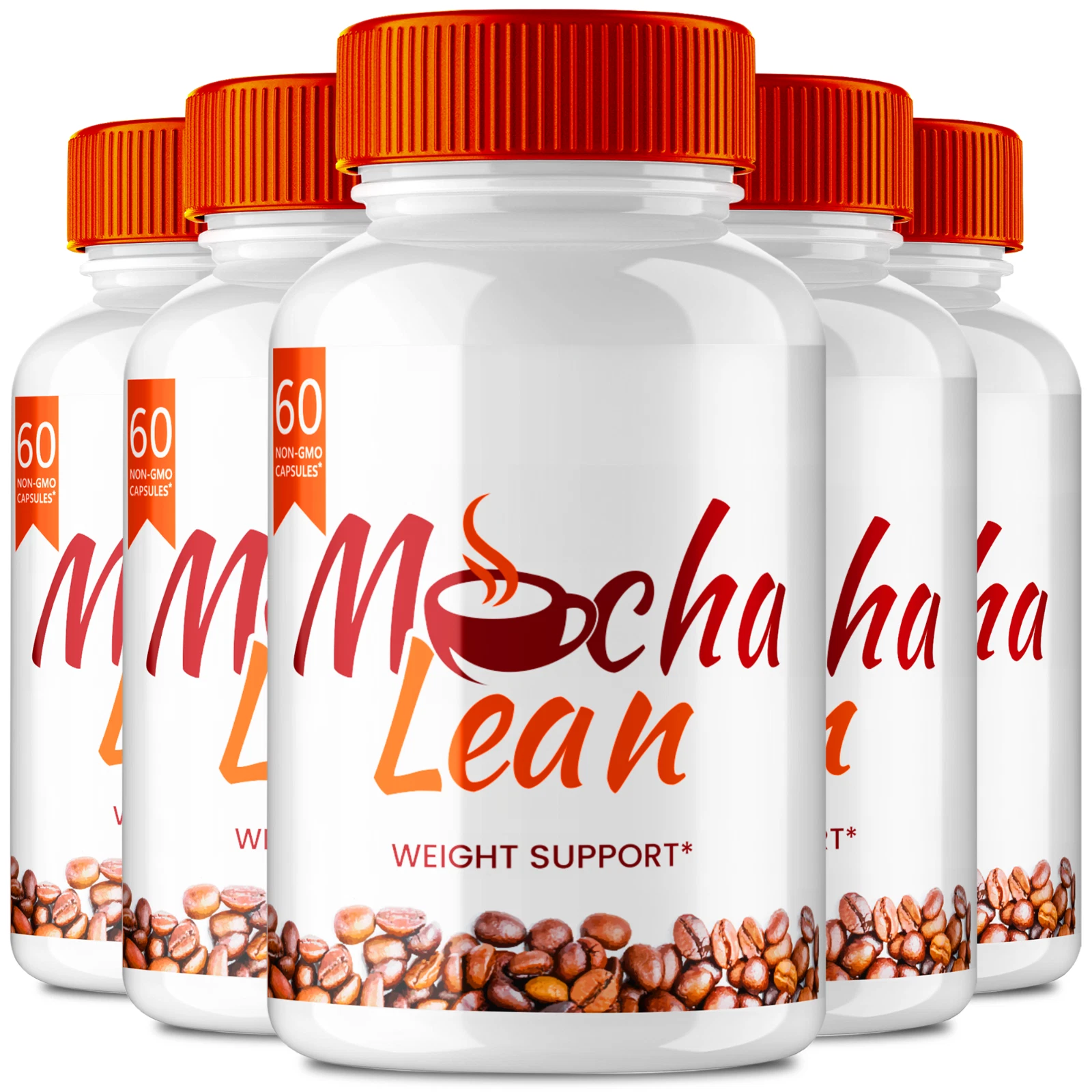 (5 Pack) Mocha Lean Keto Capsules, MochaLean for Advanced Weight Loss Management