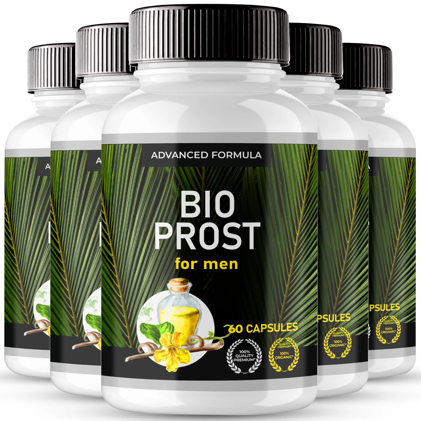 (5 Pack) BioProst Capsules Prostate Health Support - Bio Prost Male Health Pills