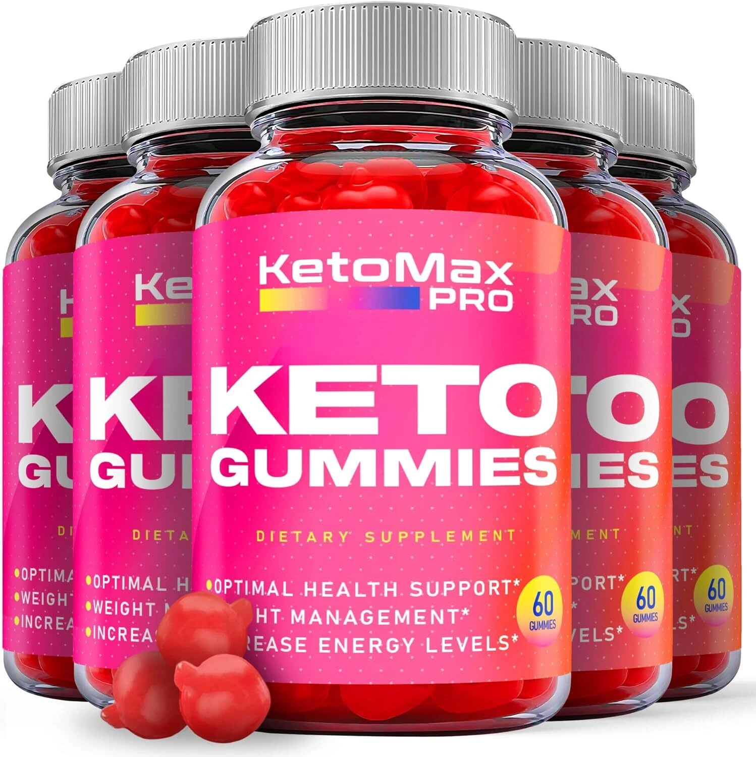 Keto Max Pro Gummies - Keto Max Pro ACV Gummys For Weight Loss ORIGINAL - 5 Pack