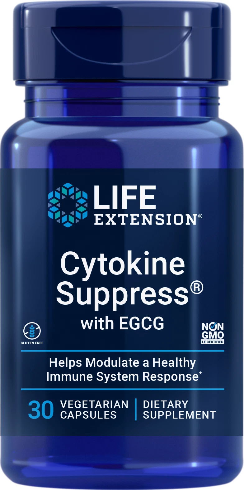 Life Extension CYTOKINE SUPPRESS W/EGCG 30 Veg Caps