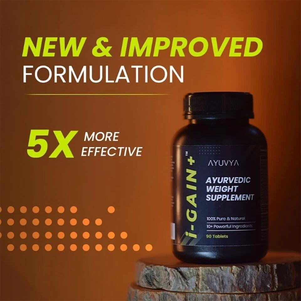 BODY GROW Fast Weight Gain / Muscle Gainer WEGHT GAIN 90 CAPSULES- Unisex