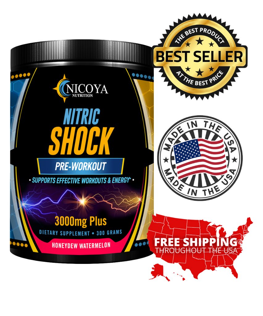 Nitric Oxide - Pre Workout Powder Increase Power, Strength & Energy. Watermelon