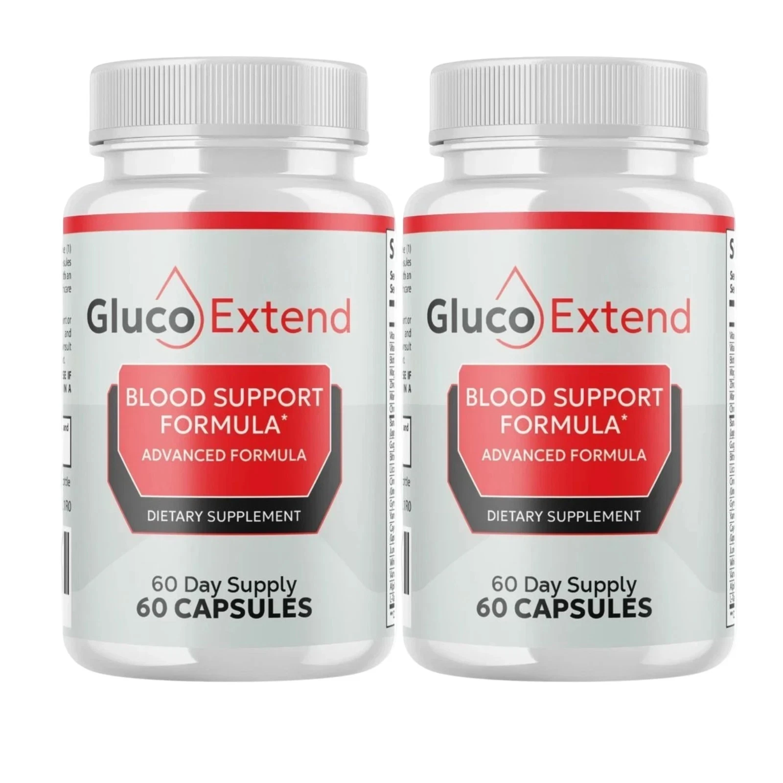 2-Pack Gluco Extend Blood Support, GlucoExtend Glyco Support - 120 Capsules