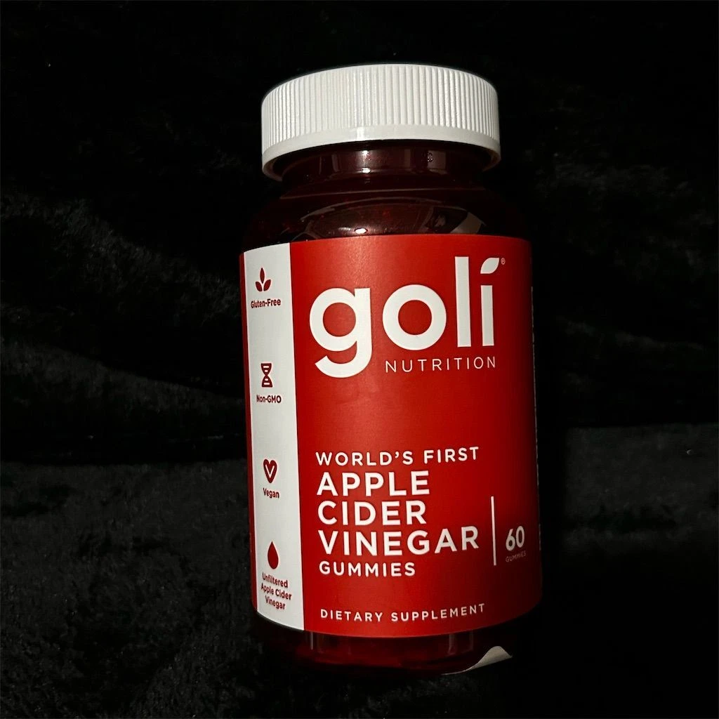 Goli Apple Cider Vinegar Gummies 60ct Vegan Gluten-Free Supplement