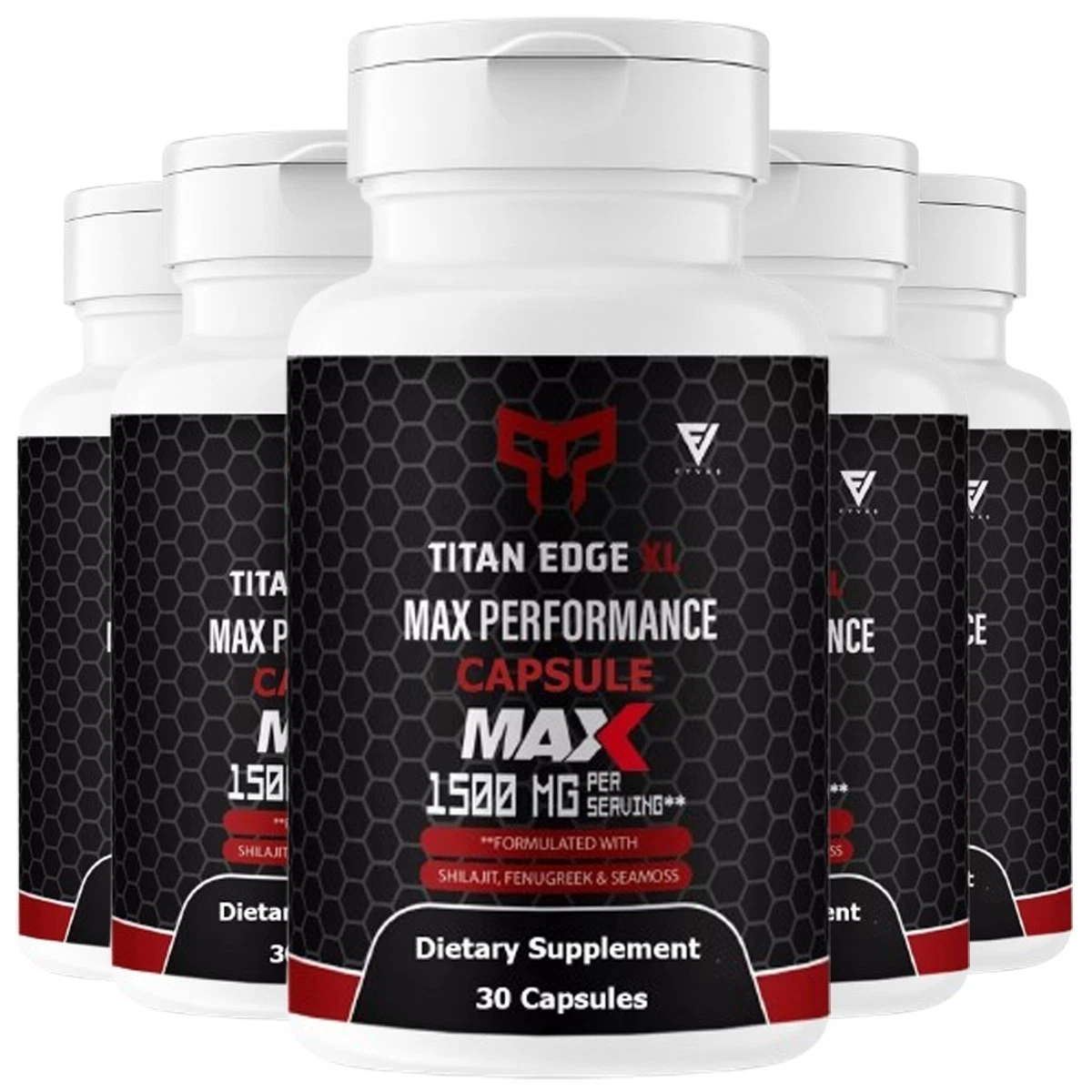 (5 Pack) Titan Edge XL Max Capsules TitanEdge XL Max Supplement (5 Month Supply)