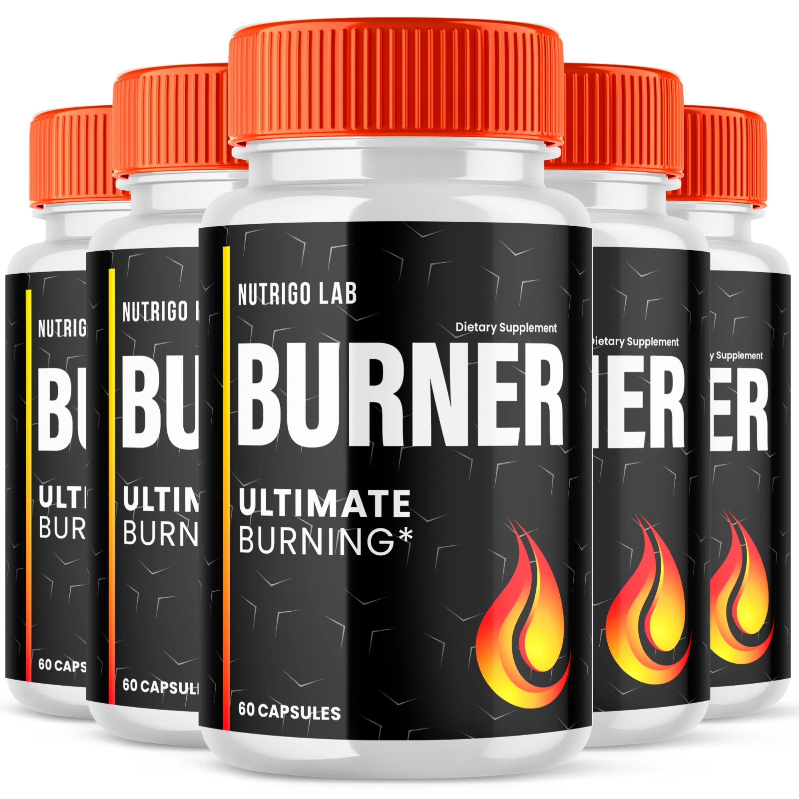 Nutrigo Lab Burner Advanced Supplement Pill Premium Fitness Support 300 Capsules