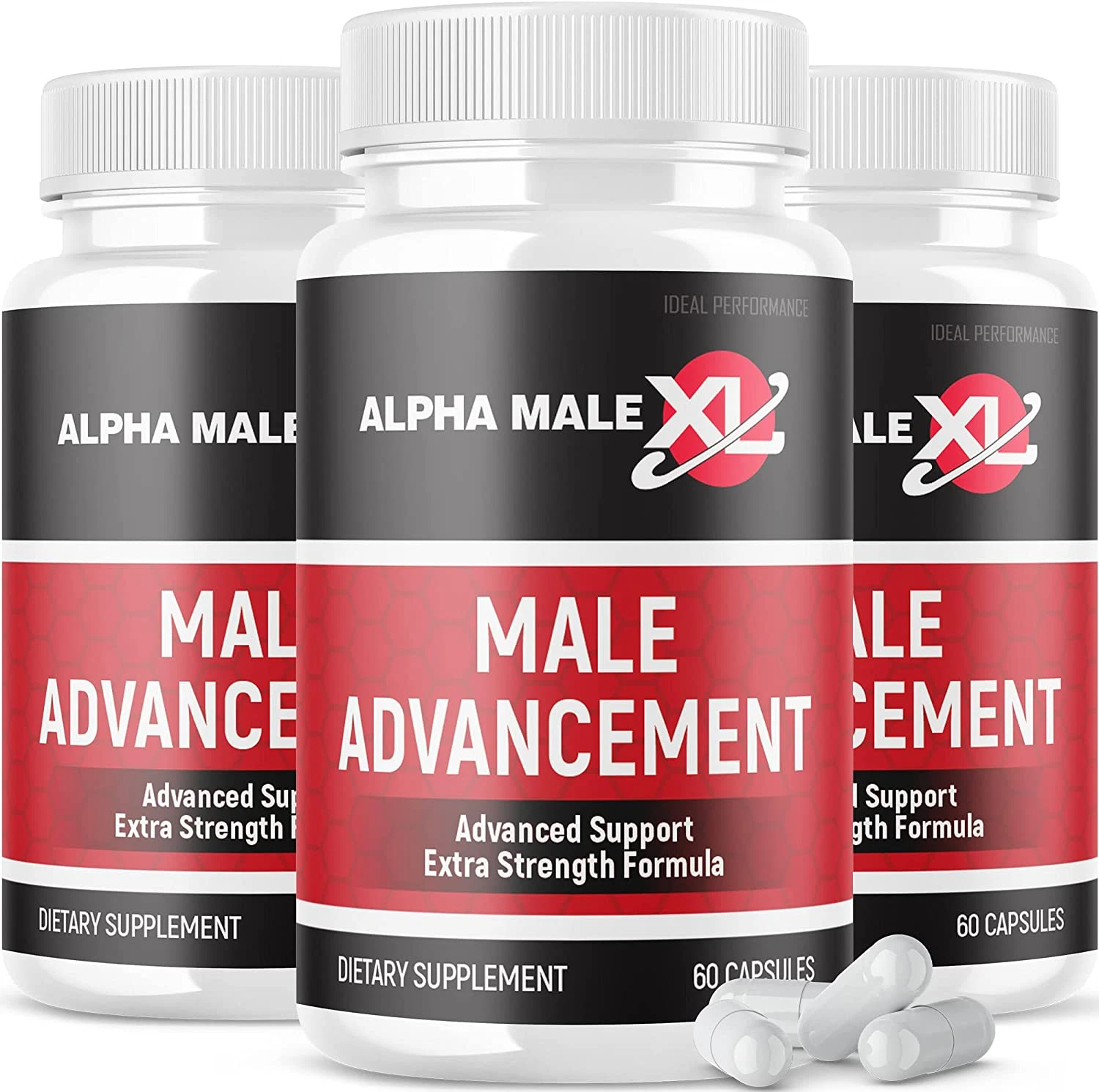 (3 Pack) Alpha Male XL Pills (180 Capsules)