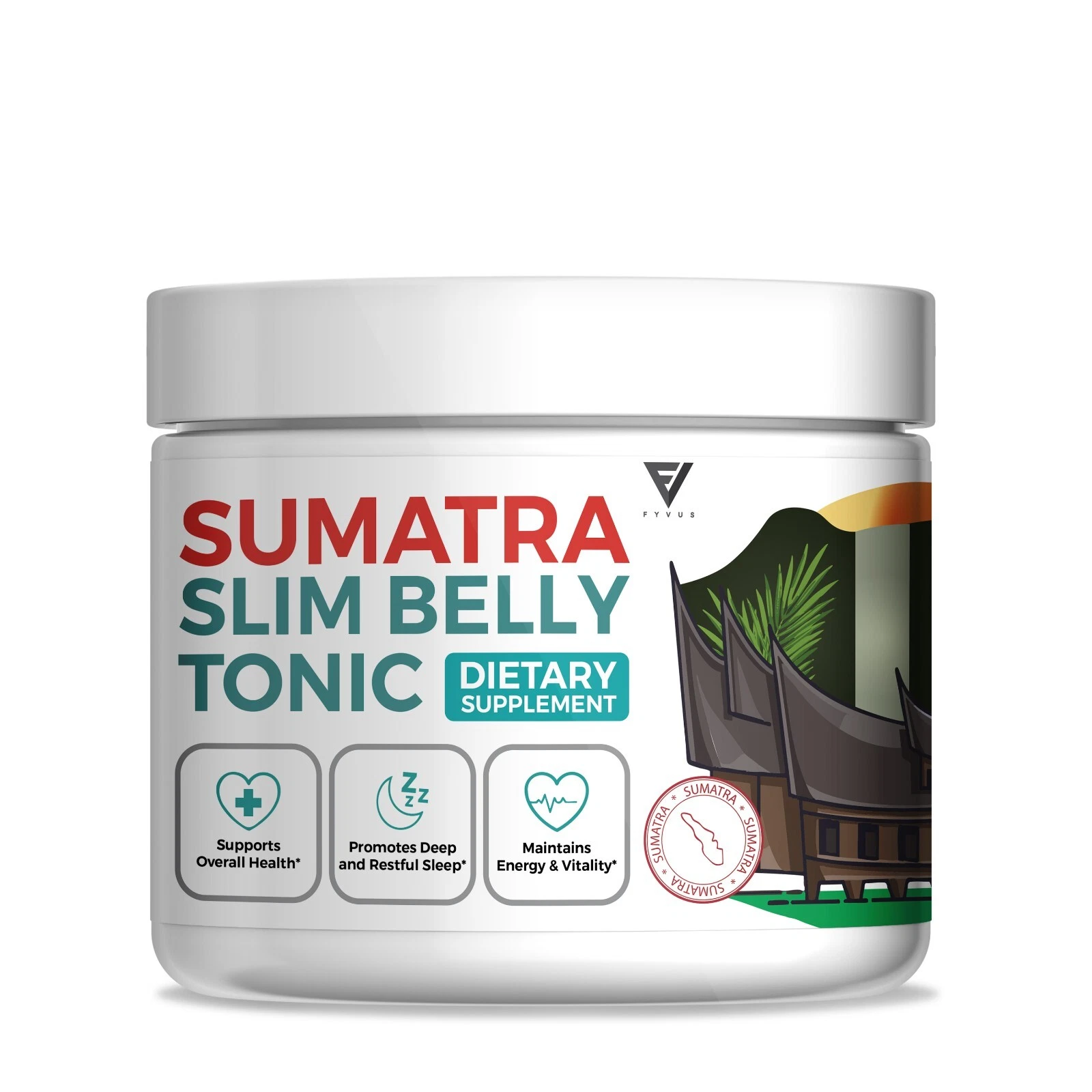 Sumatra Slim Belly Tonic Powder for Weight Loss Support Formula (105g)