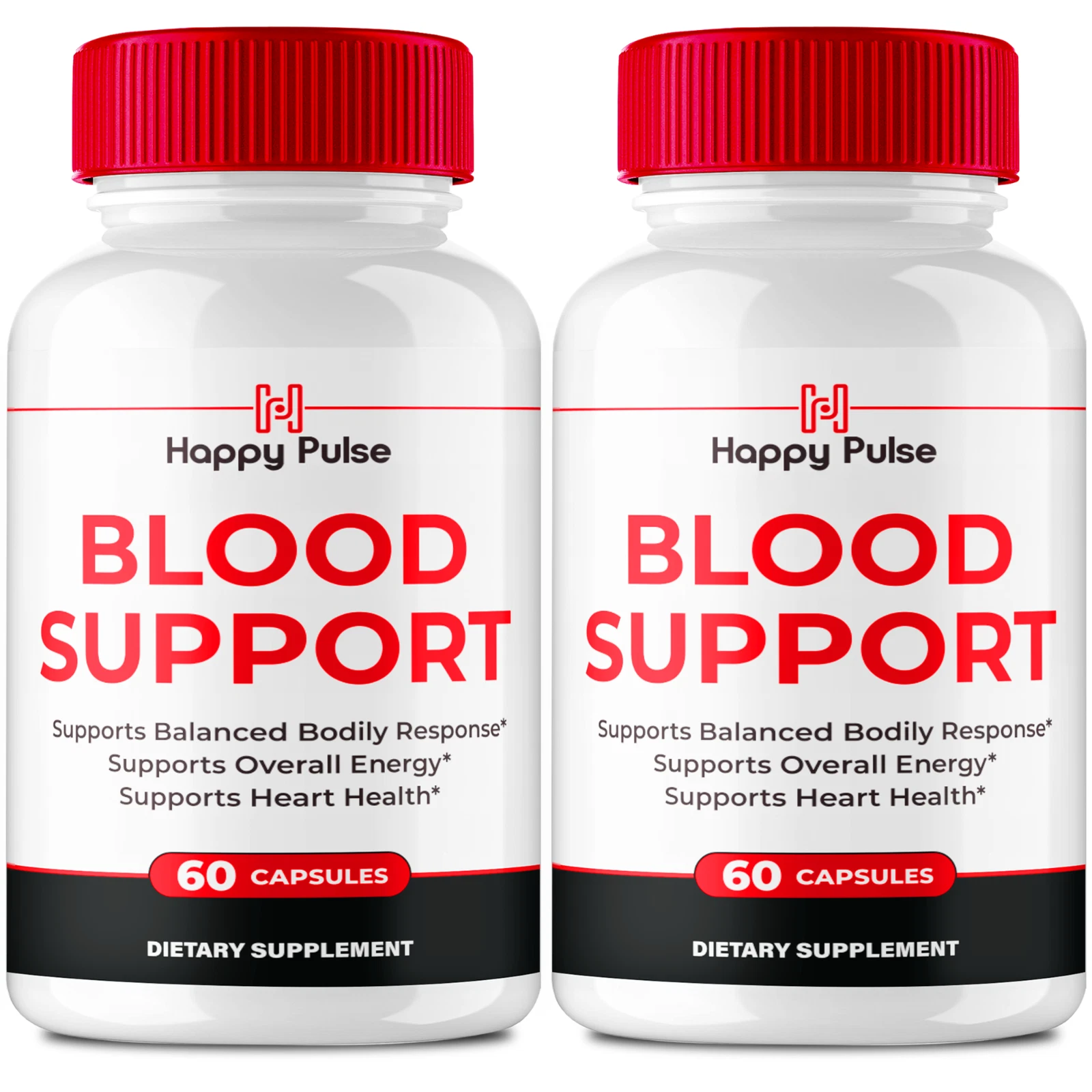(2 Pack) Happy Pulse Blood Pills - Healthy Blood Levels & Circulation Capsules