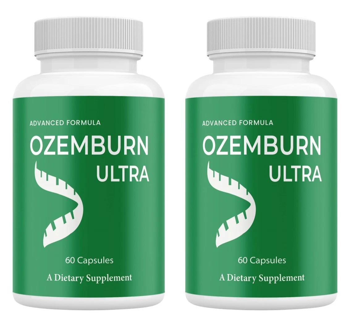 (2 Pack) OzemBurn Max Weight Loss Pills, OzemBurn Max Advanced Support Formula
