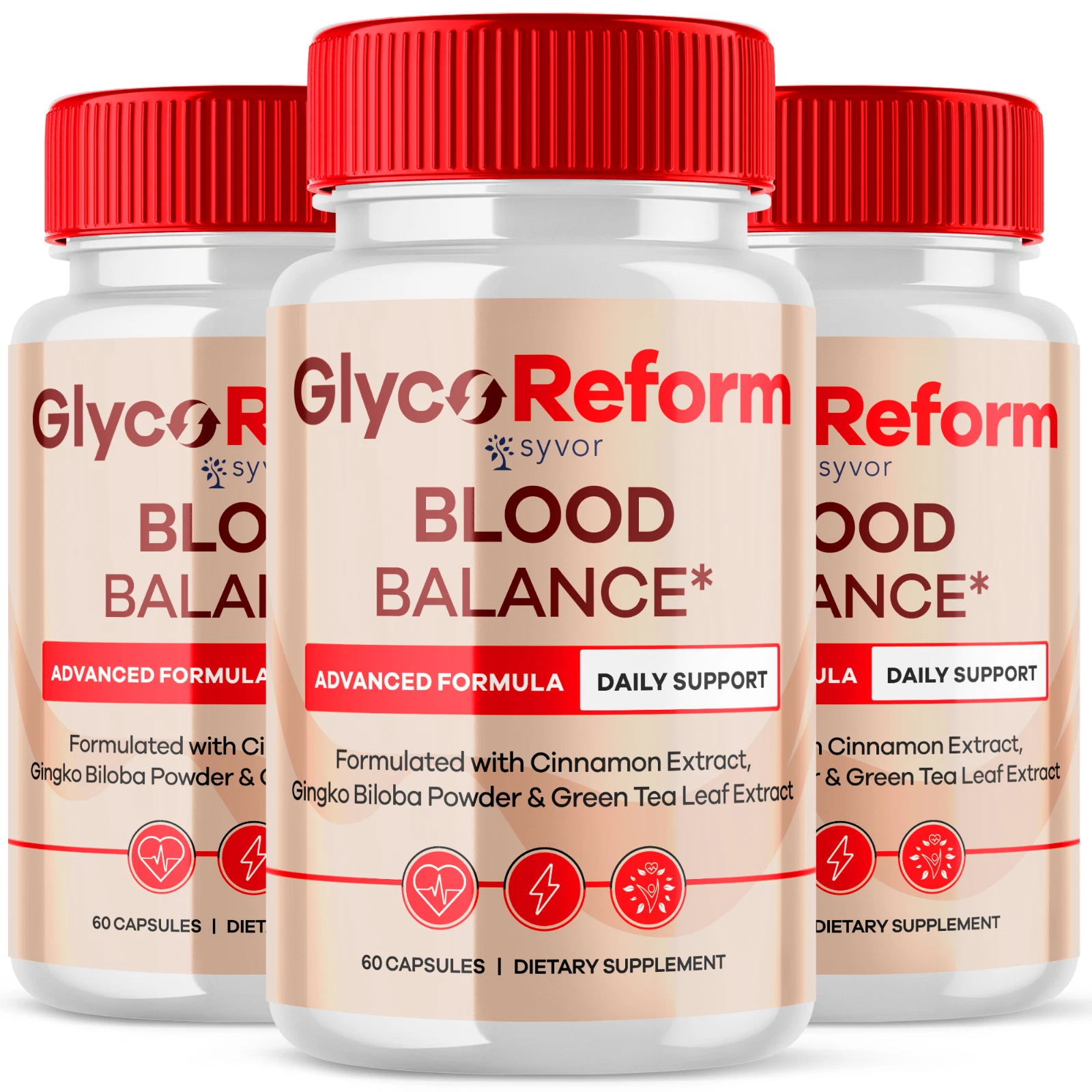 Glyco Reform Blood Optimizer Advanced Formula Glycogen Supplement 180 Capsules