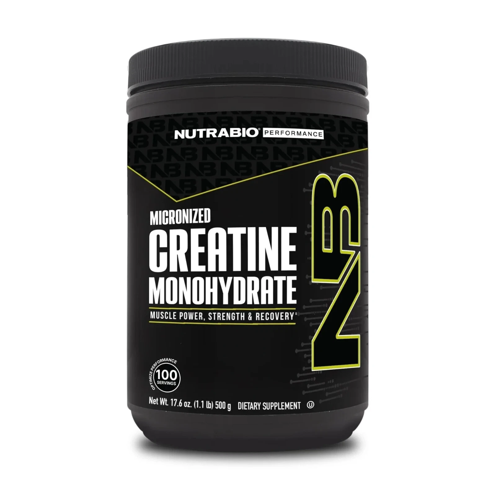 NUTRABIO CREATINE MONOHYDRATE POWDER Micronized Muscle Strength Power