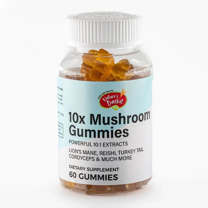 Nature's Basket 10X Mushroom 60 Gummies Free Shipping