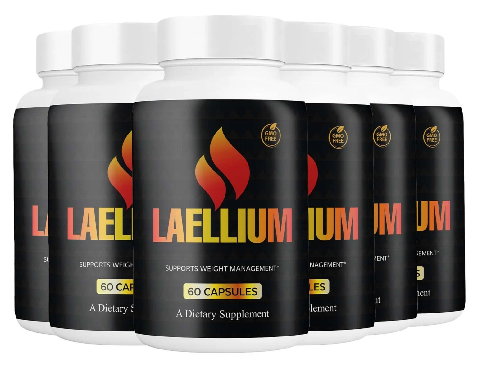 (6 Pack) Laellium for Weight loss , Advanced Fat Burning and Energy Capsules