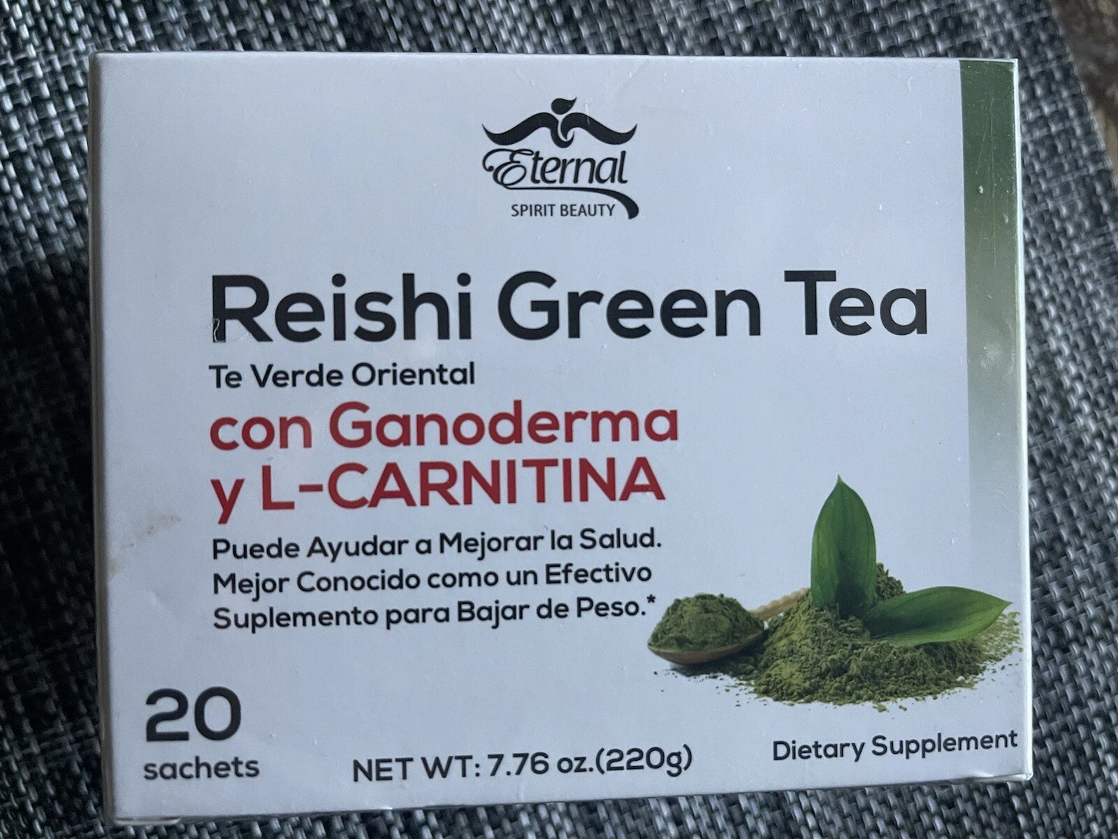 Green Tea Con Reishi Ganoderma / Te Oriental Eternal Spirit Beauty Baja De Peso