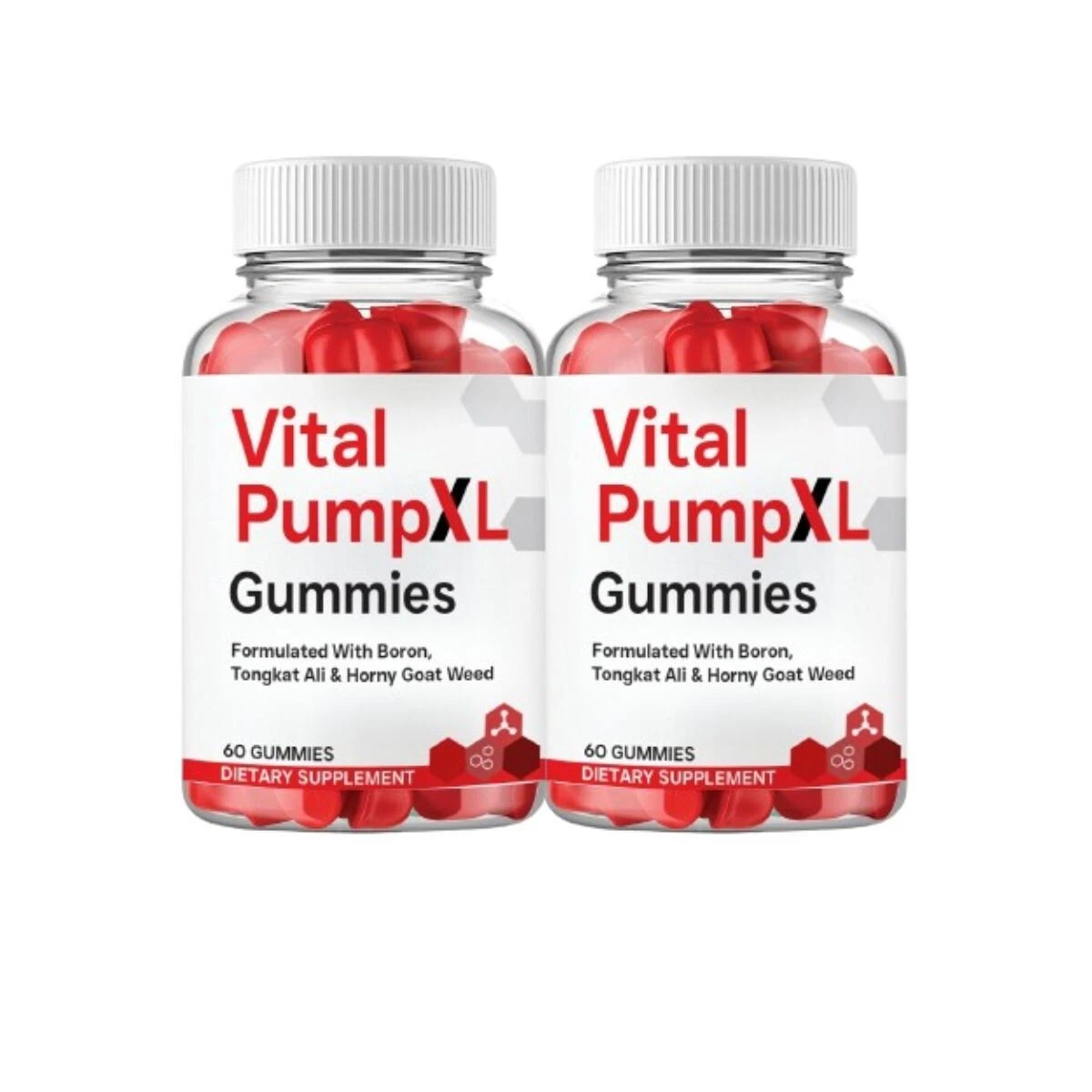 2-Pack Vital Pump XL Gummies for Men – Vital Pump Male Gummies - 120 Gummies