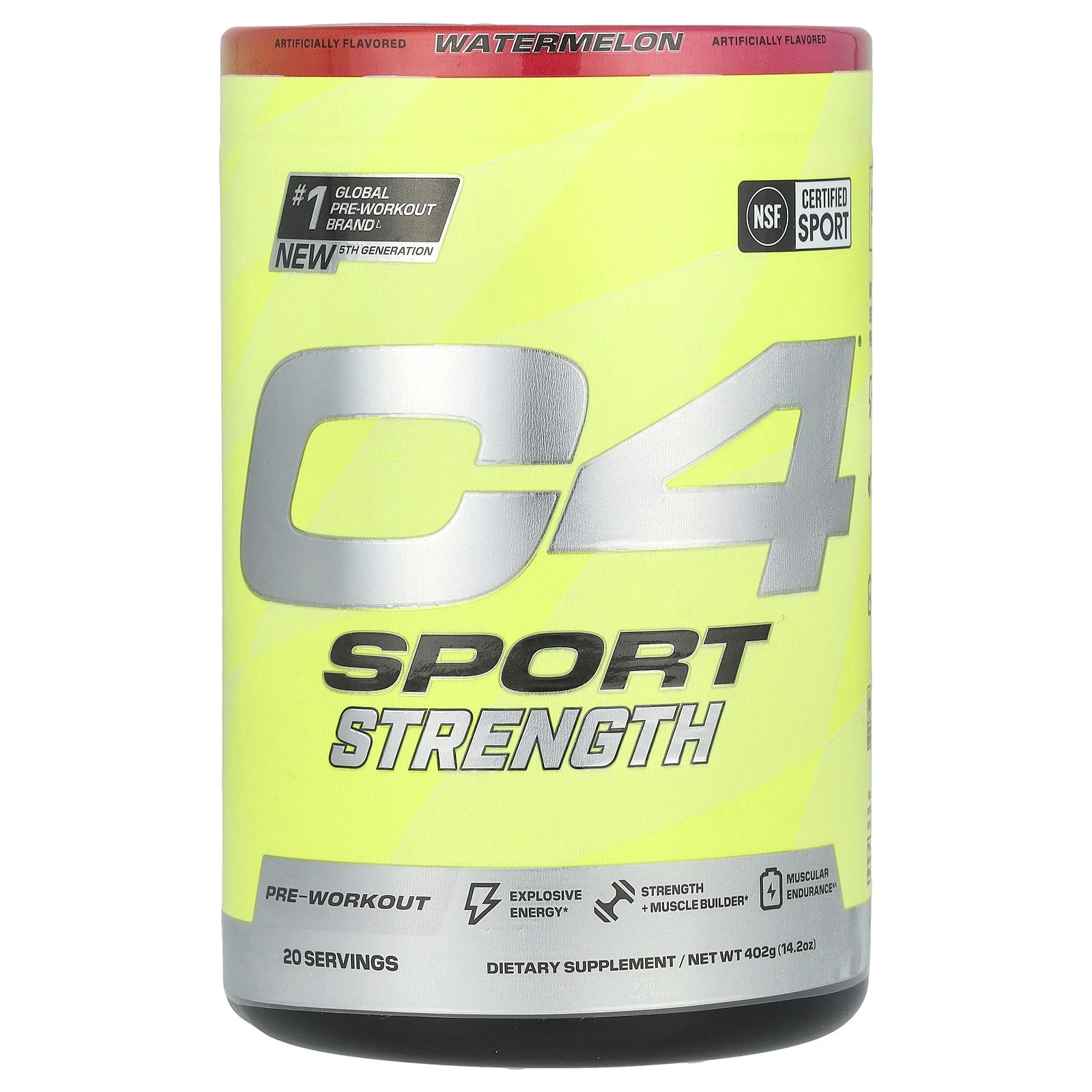 C4 Sport Strength, Pre-Workout, Watermelon, 14.2 oz (402 g)