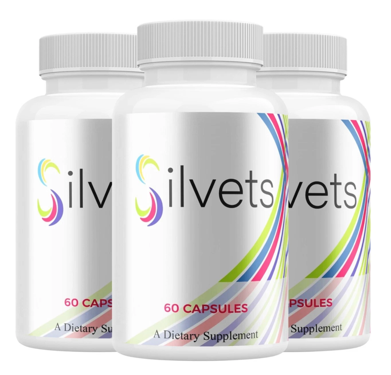 (3 Pack) Silvets Maximum Strength Supplement ,Silvetts Dietary Capsules
