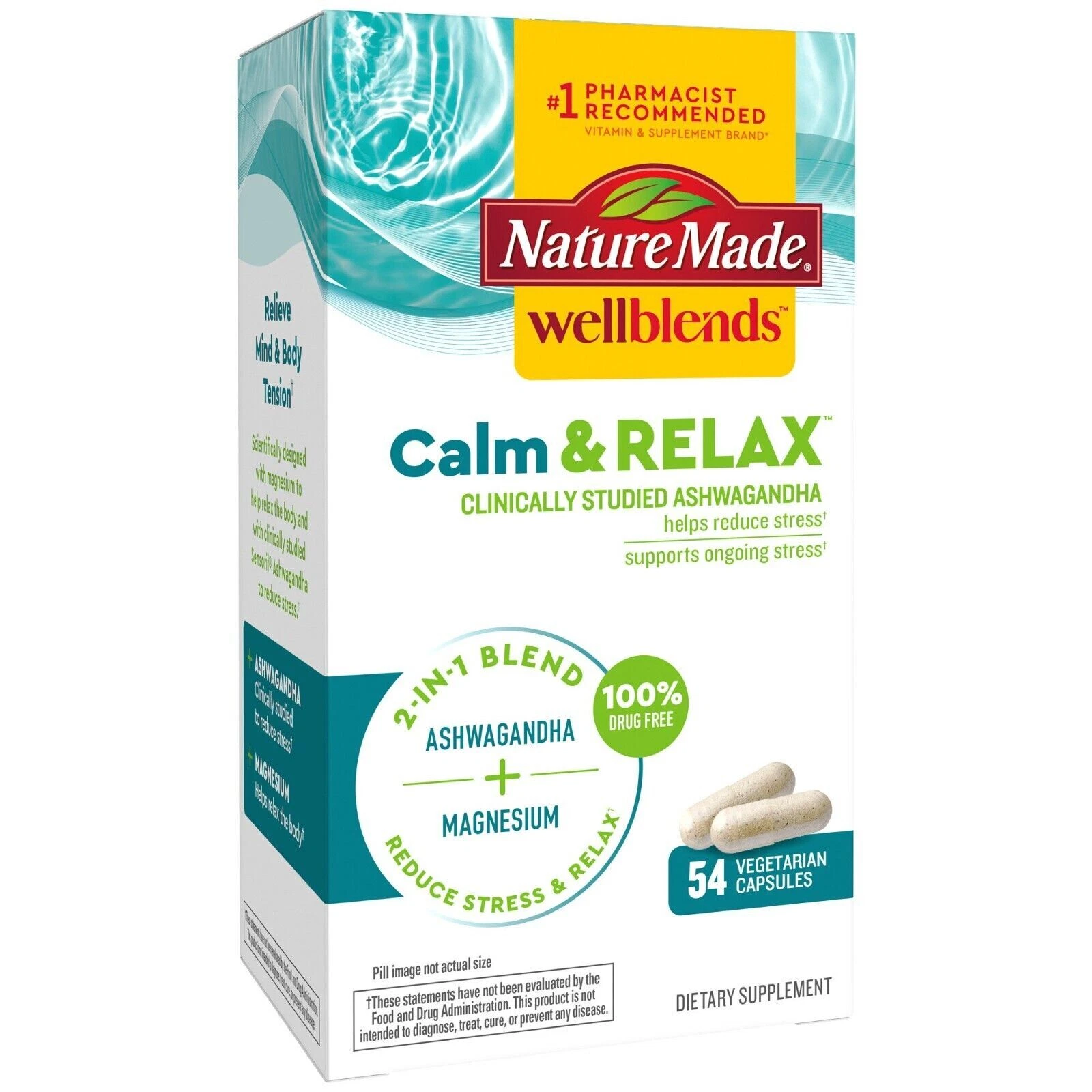 Nature Made Wellblends Calm & Relax 54 Capsules