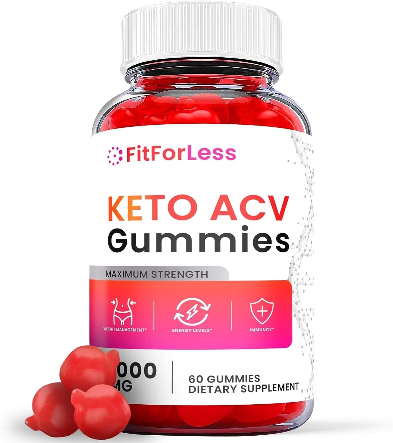 FitForLess Keto Gummies - Fit For Less ACV Keto Gummies For Weight Loss (1 Pack)