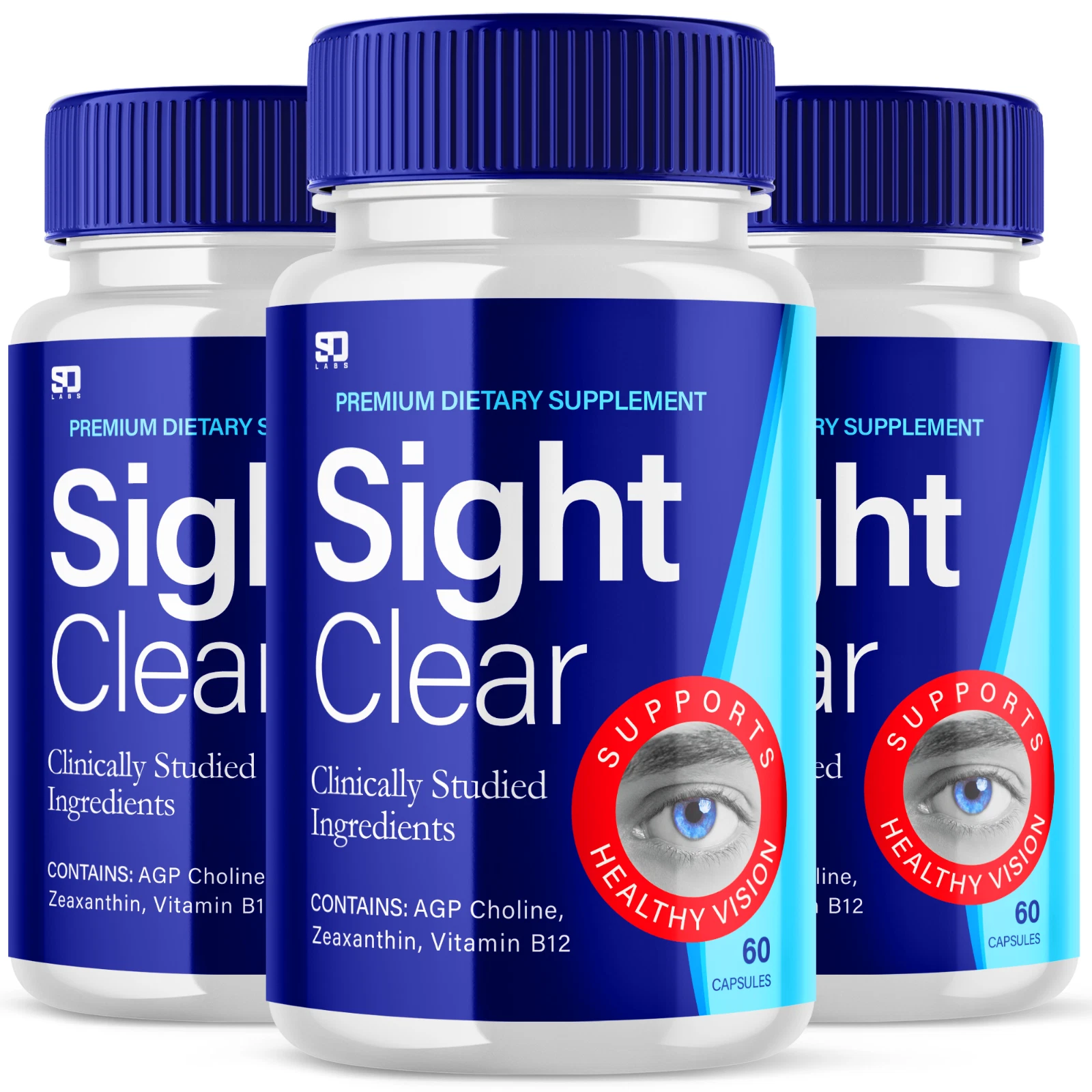 Sight Clear - Support Healthy Eye Vision for Clarity & Focus (3 Pack)