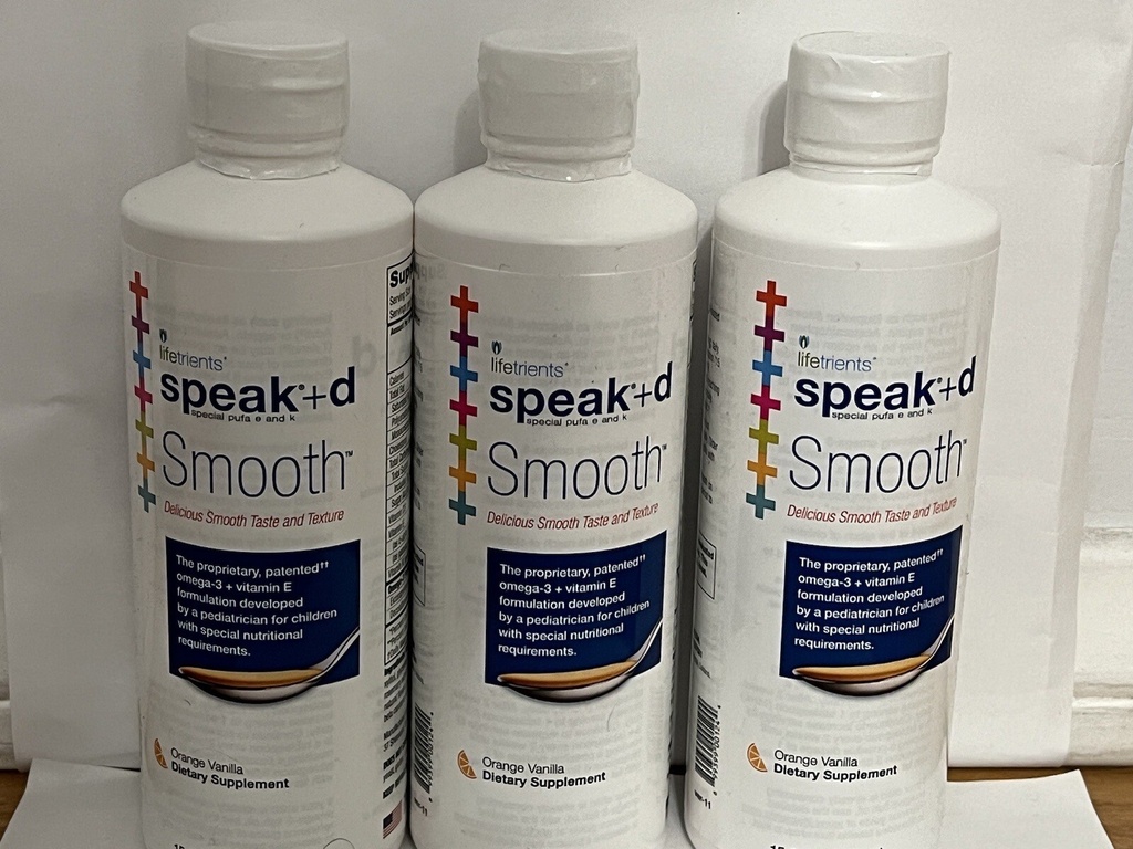 3 Bottles For $240 Lifetrients Speak+D Smooth Orange Vanilla 15.2 oz Exp 10/2026