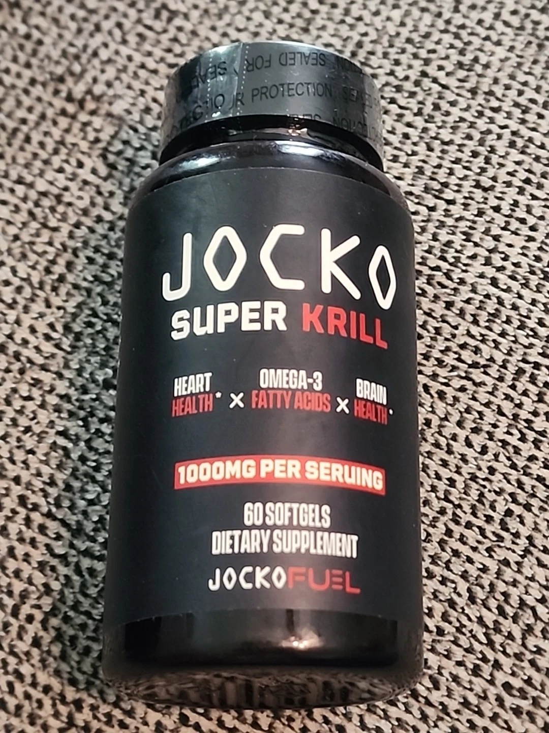 JOCKO Super Krill BY JOCKO FUEL - 1000 mg/Serving - 60 Softgels - EXP 12/26