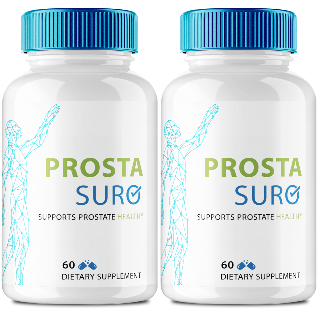 (2 Pack) ProstaSuro Prostate Health Pills for Men, Supports Healthy Urinary Flow
