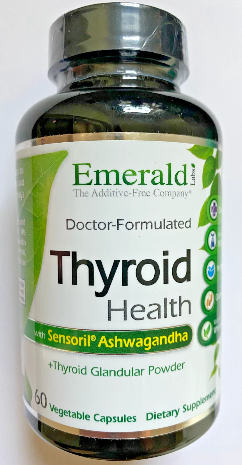 Emerald Laboratories, Thyroid Health, 60 Vegetable Caps Best by 03/2027