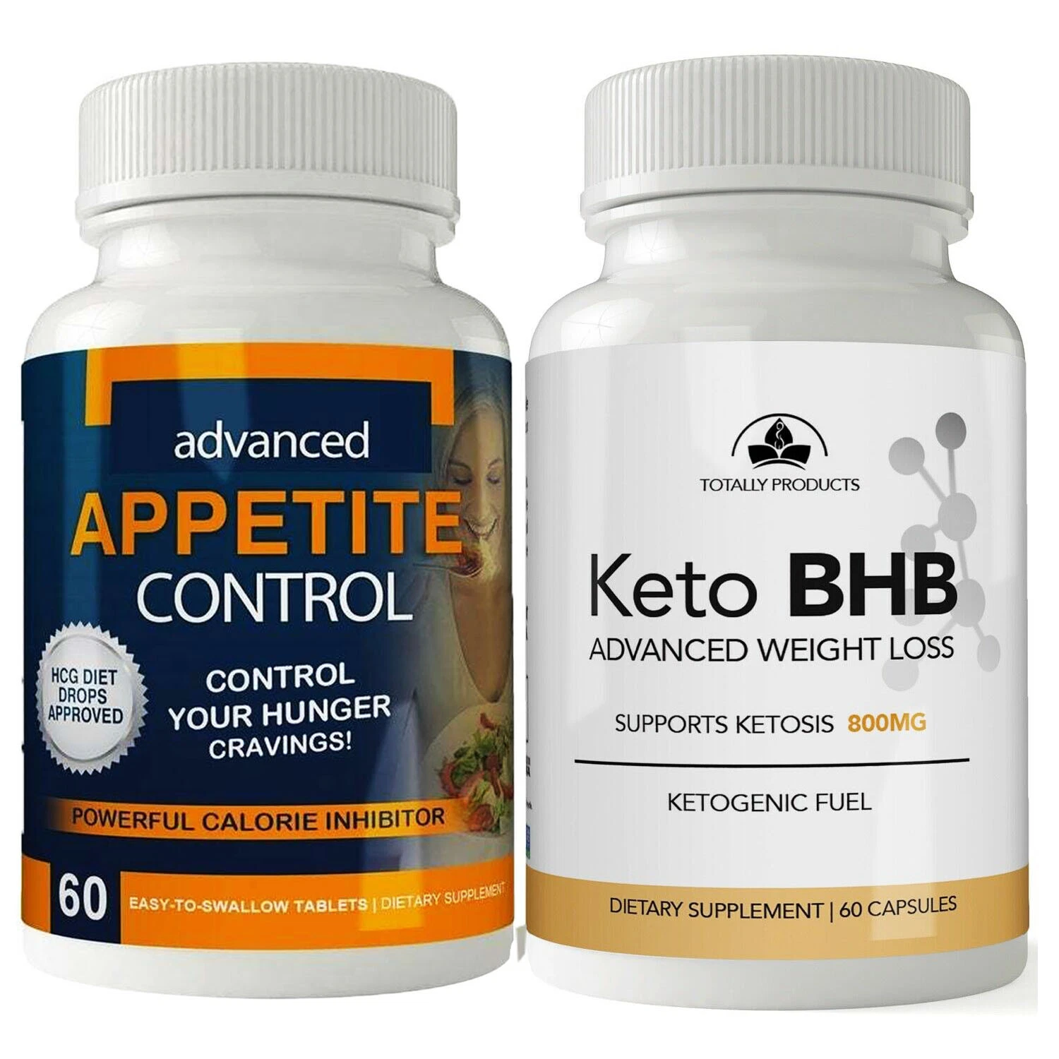 Appetite Control Fat Burn Block Sugar Keto BHB Weight Loss Caps Free Shipping