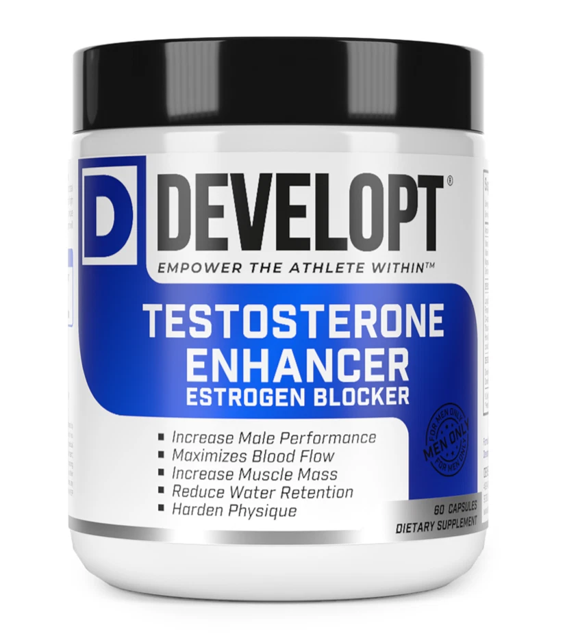 Testosterone Booster Enhancer Estrogen Blocker Muscle Builder DEVELOPT capsules