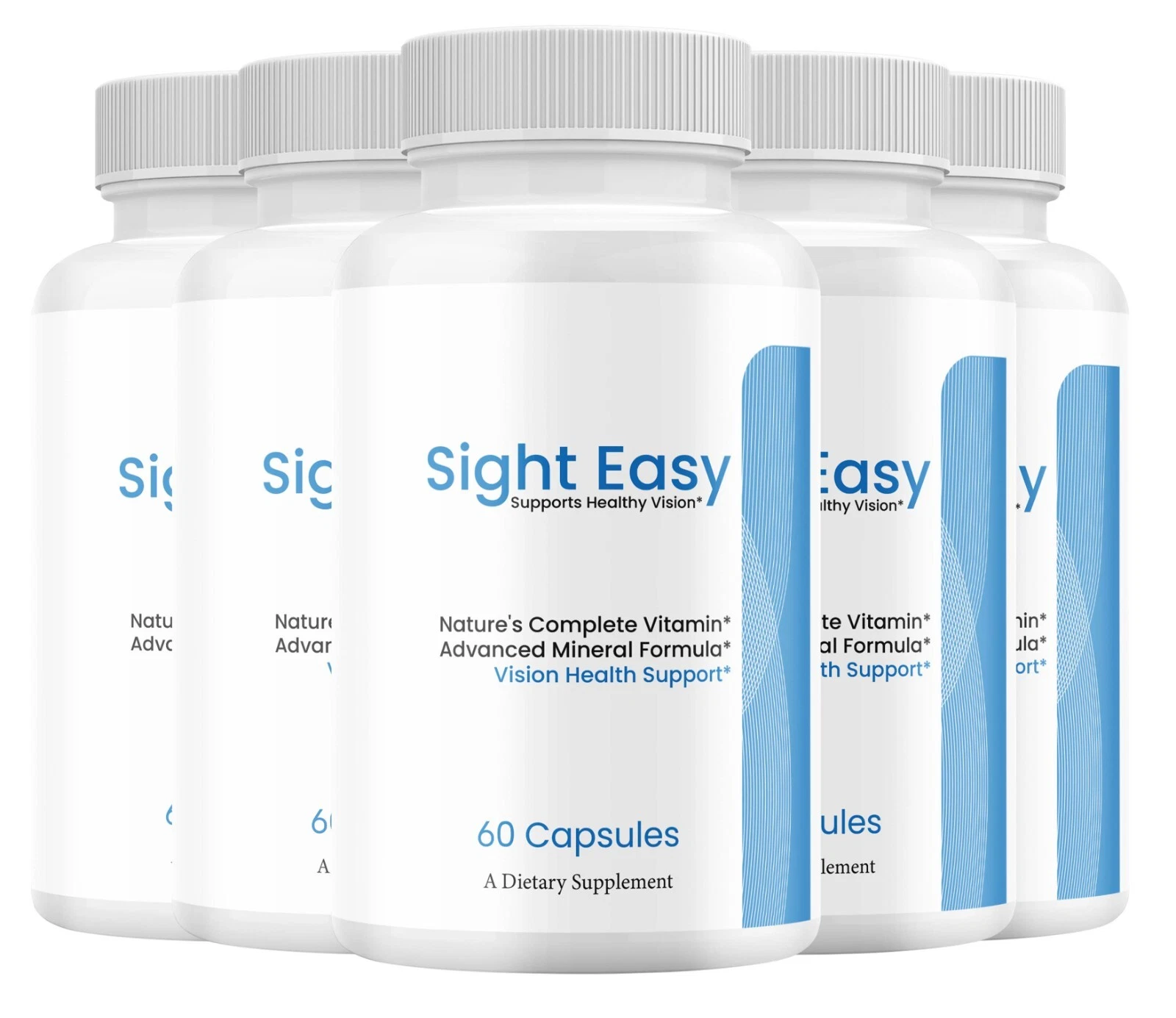(5 Pack) Sight Easy Eye Pills, SightEasy Healthy Vision Supplements Capsules