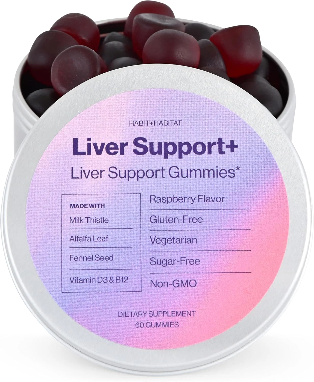 Liver Support plus with Milk Thistle, Alfalfa Leaf, Vitamins D3 and B12 Advanced