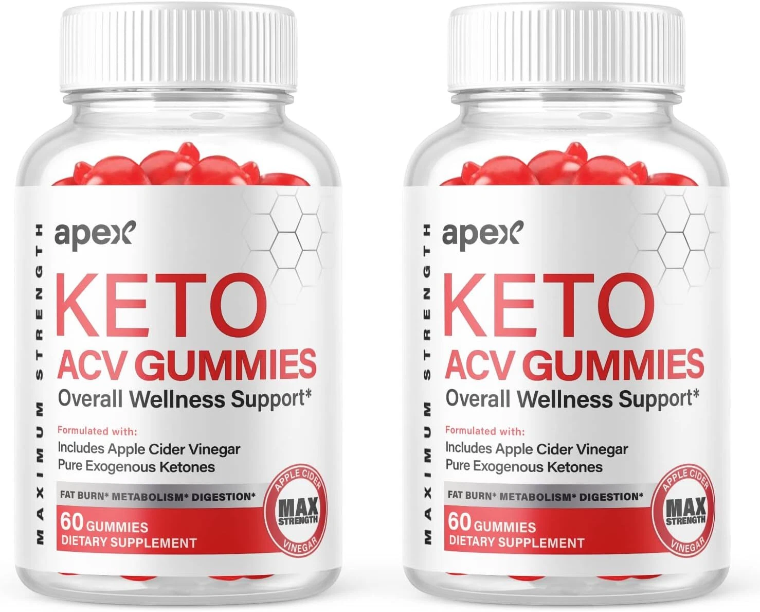 Apex Keto Gummies - Apex Keto ACV Gummys For Weight Loss ORIGINAL - 2 Pack