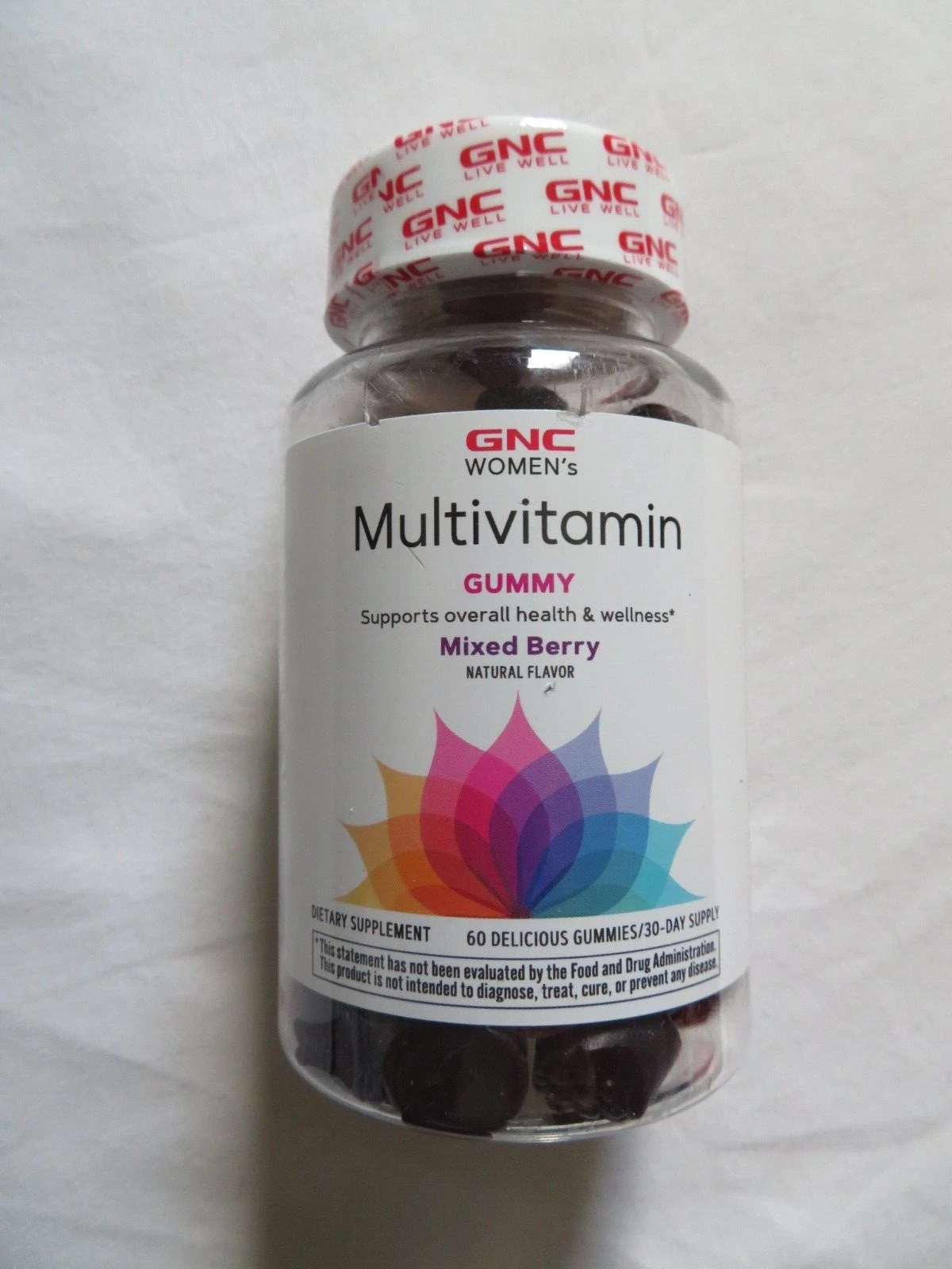 2x GNC Women's Multivitamin Gummy Mixed Berry Gummies 2025