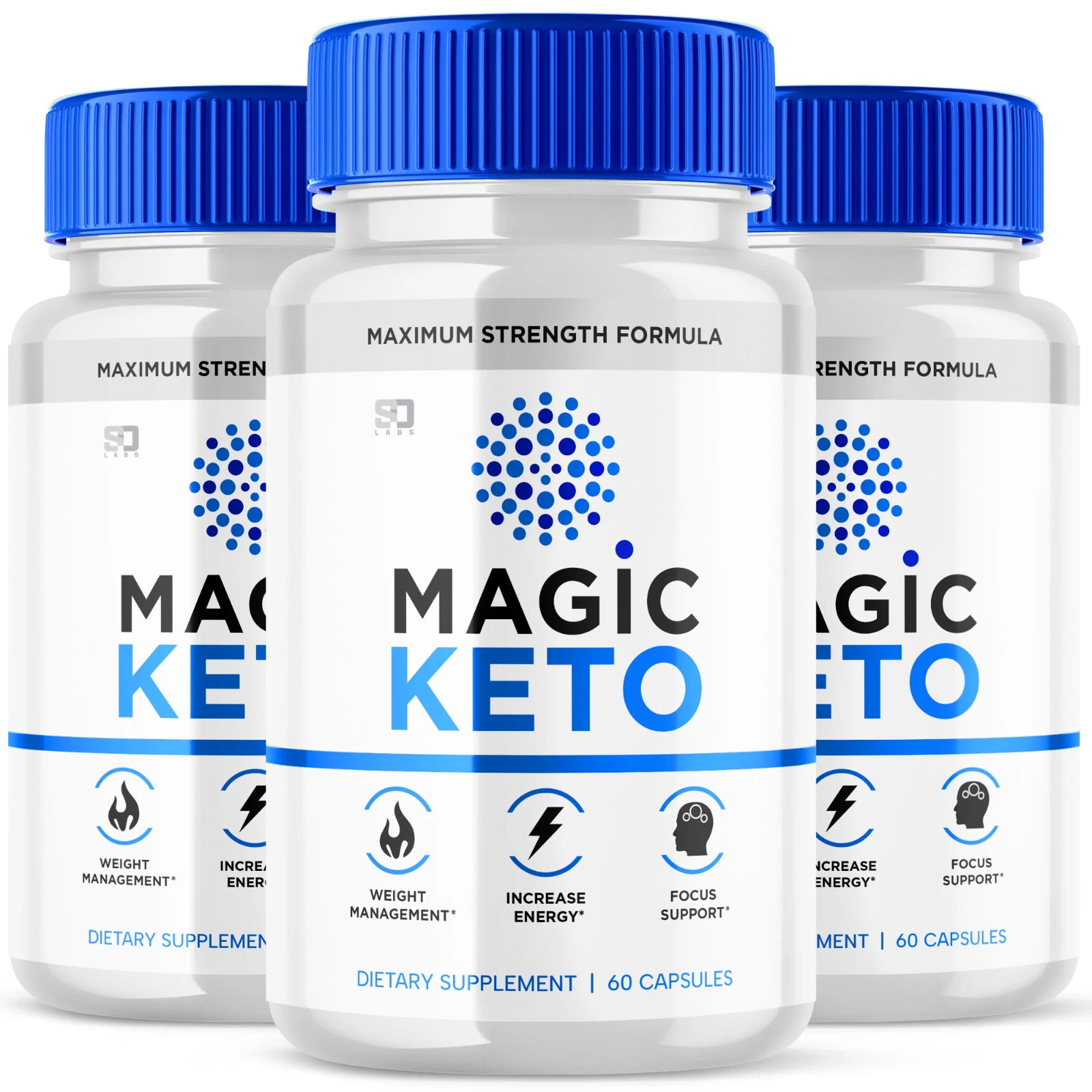 (3 Pack) Magic Keto Pills - Support Weight Management & Healthy Body - 180 Caps