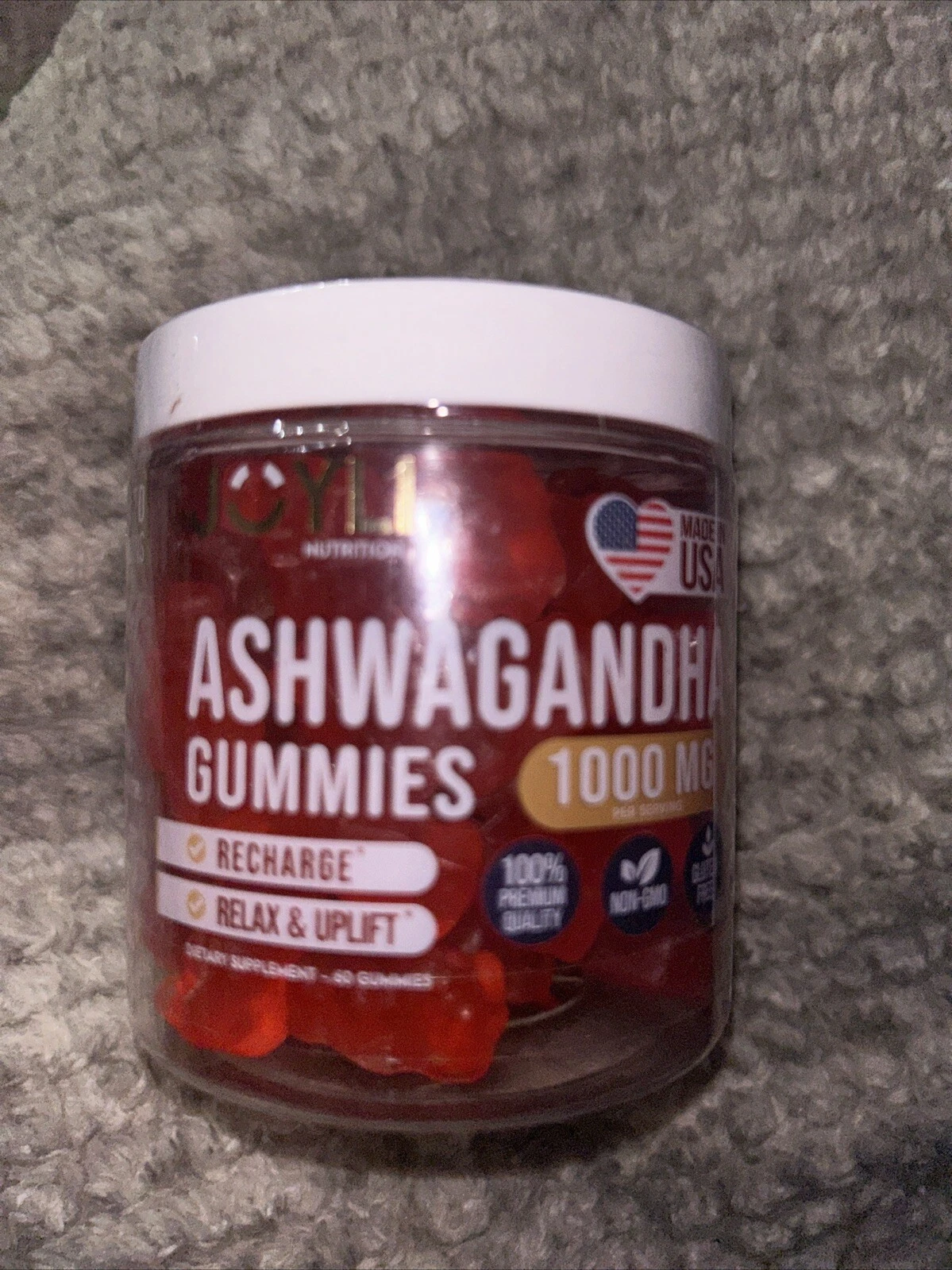 Ashwagandha Gummies for Women & Men - Calm Gummies with Ashwagandha Root Extract